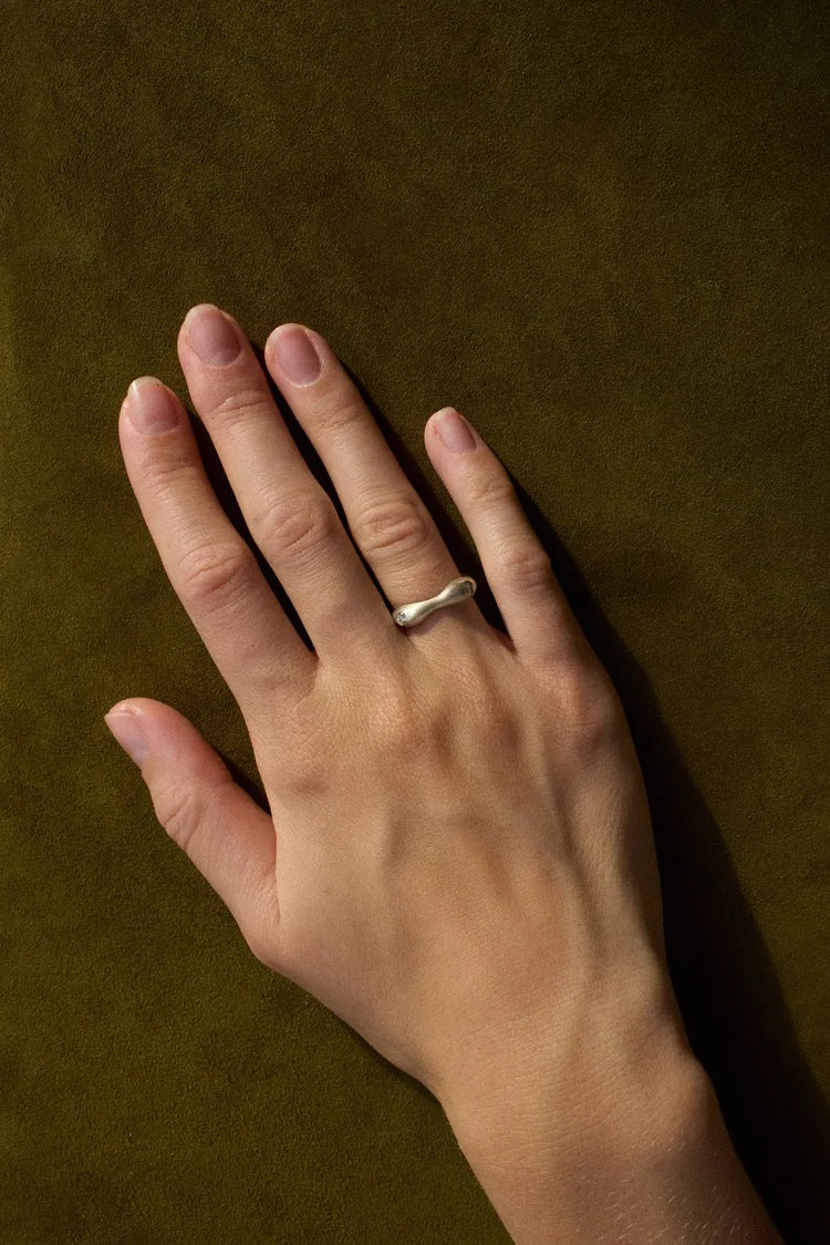 "Dunton Ellerkamp" Owen Ring - Thin w/ Diamonds