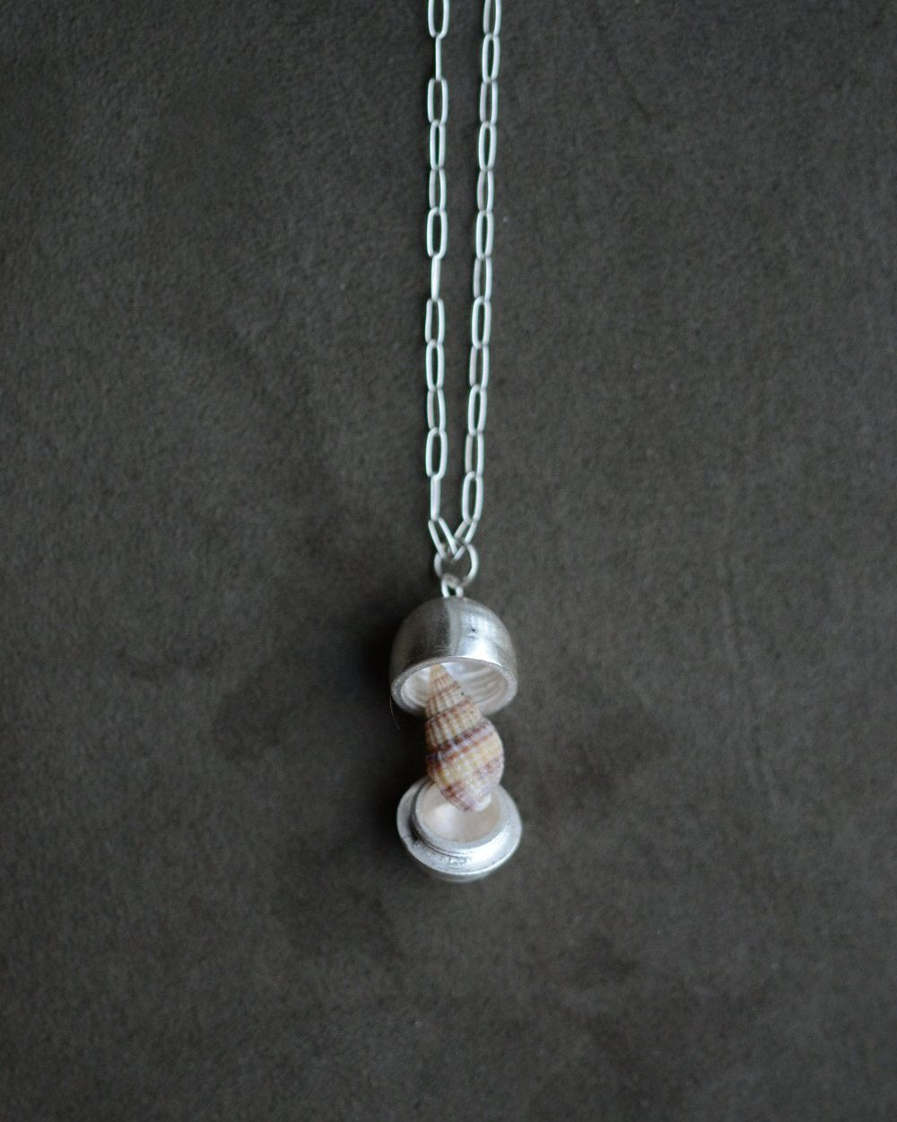 Egg Pendant - Seed Pearls