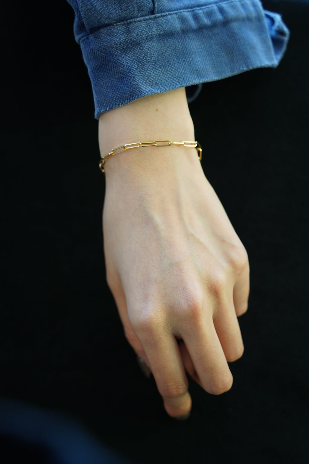 14K Fine Clip Chain Bracelet (GDB-26017)