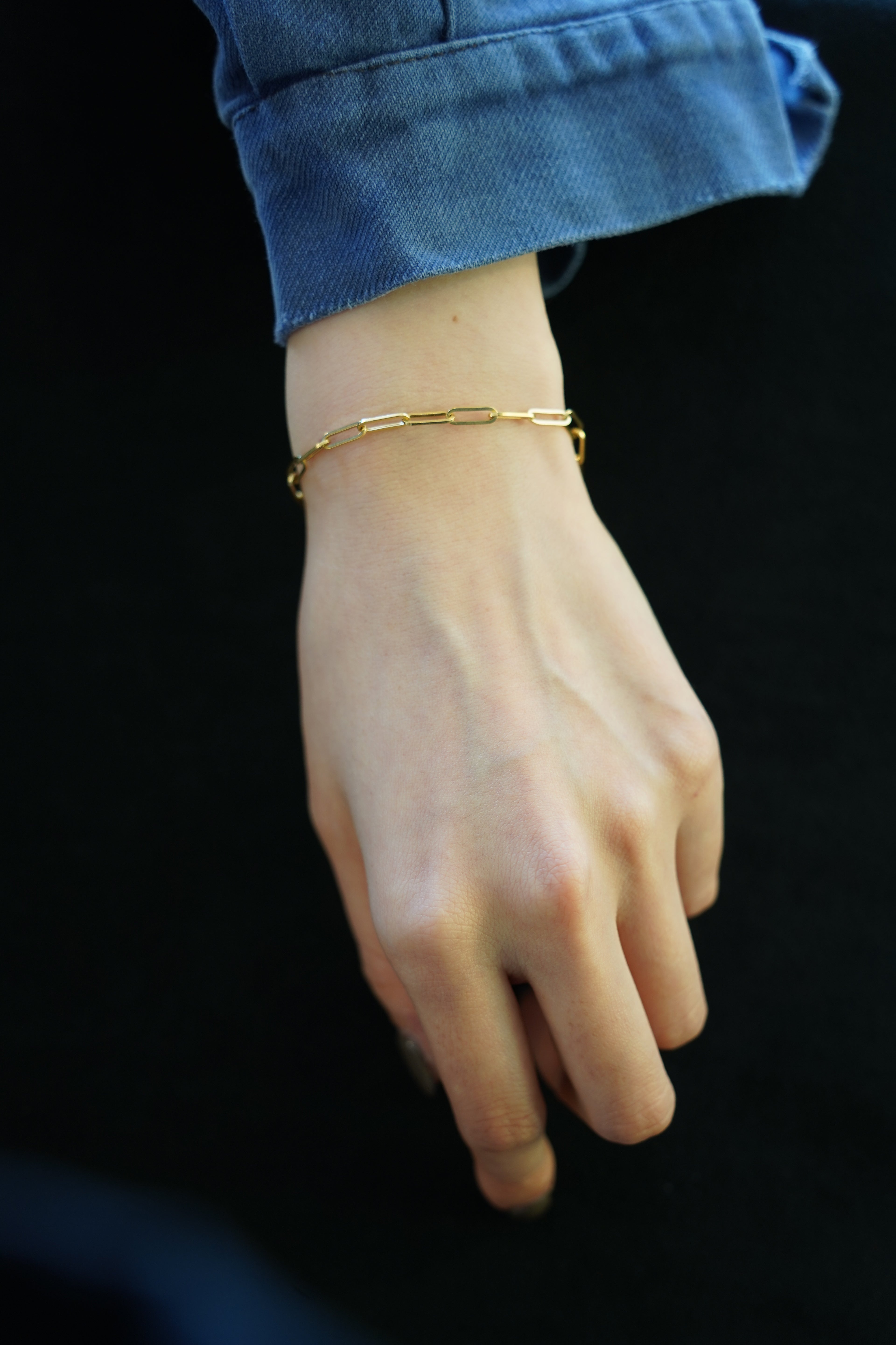 14K Fine Clip Chain Bracelet (GDB-26017)