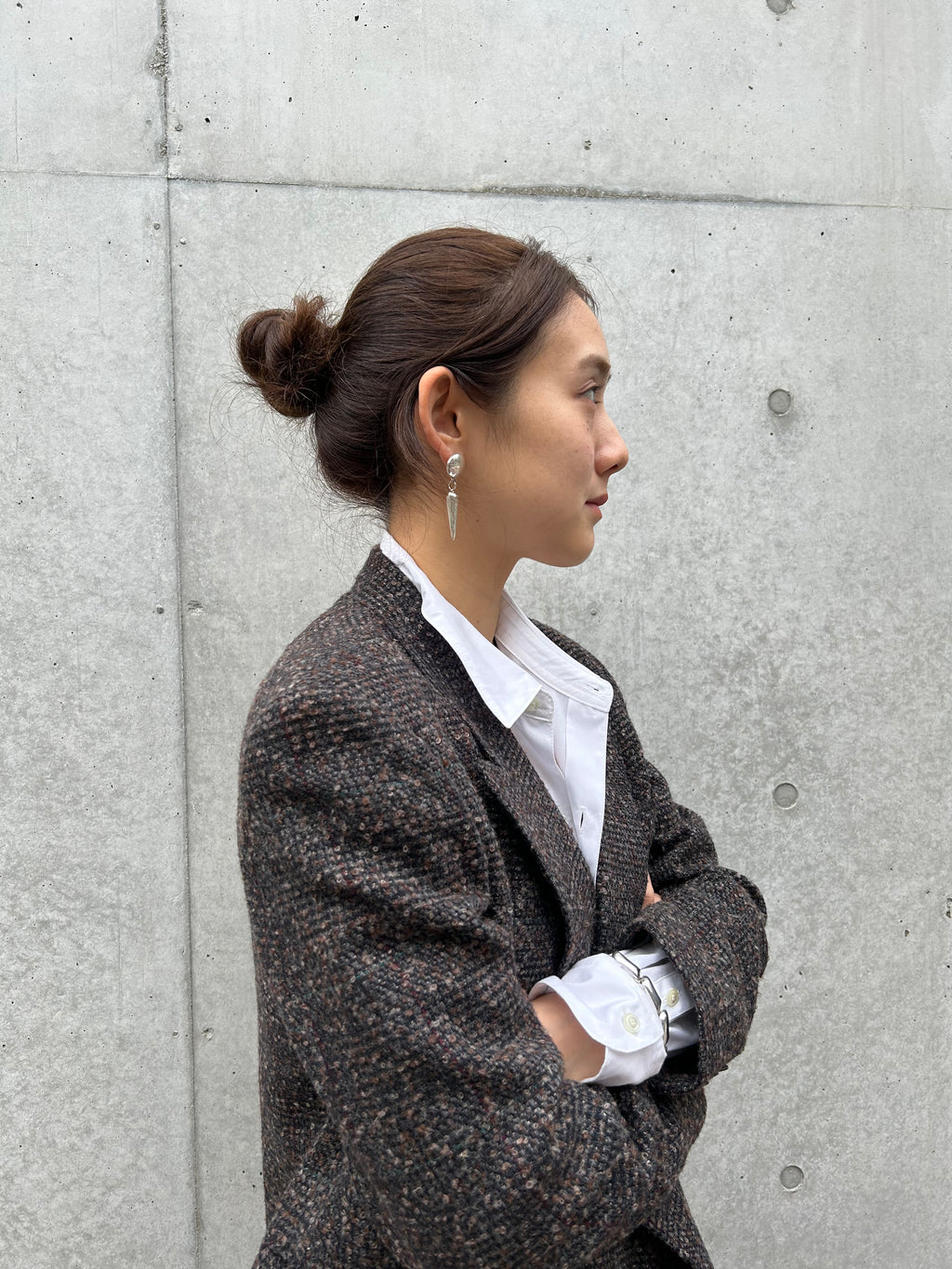 Taper Silver Earrings (SVE-2502)