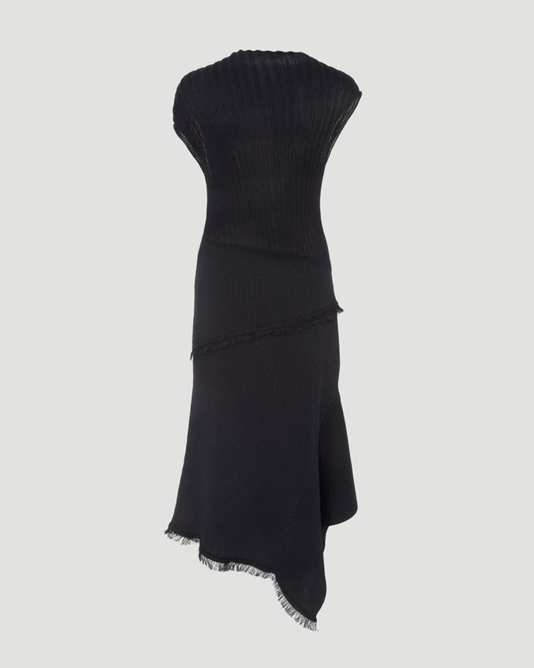 Asymmetry Dress - Navy