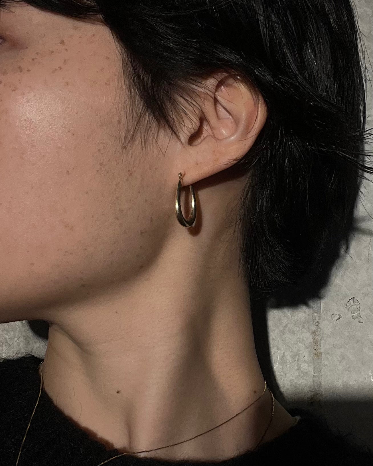 14K Gold Hoops