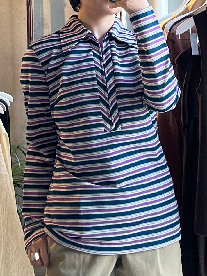 70's H Bar C Zip-up Shirt