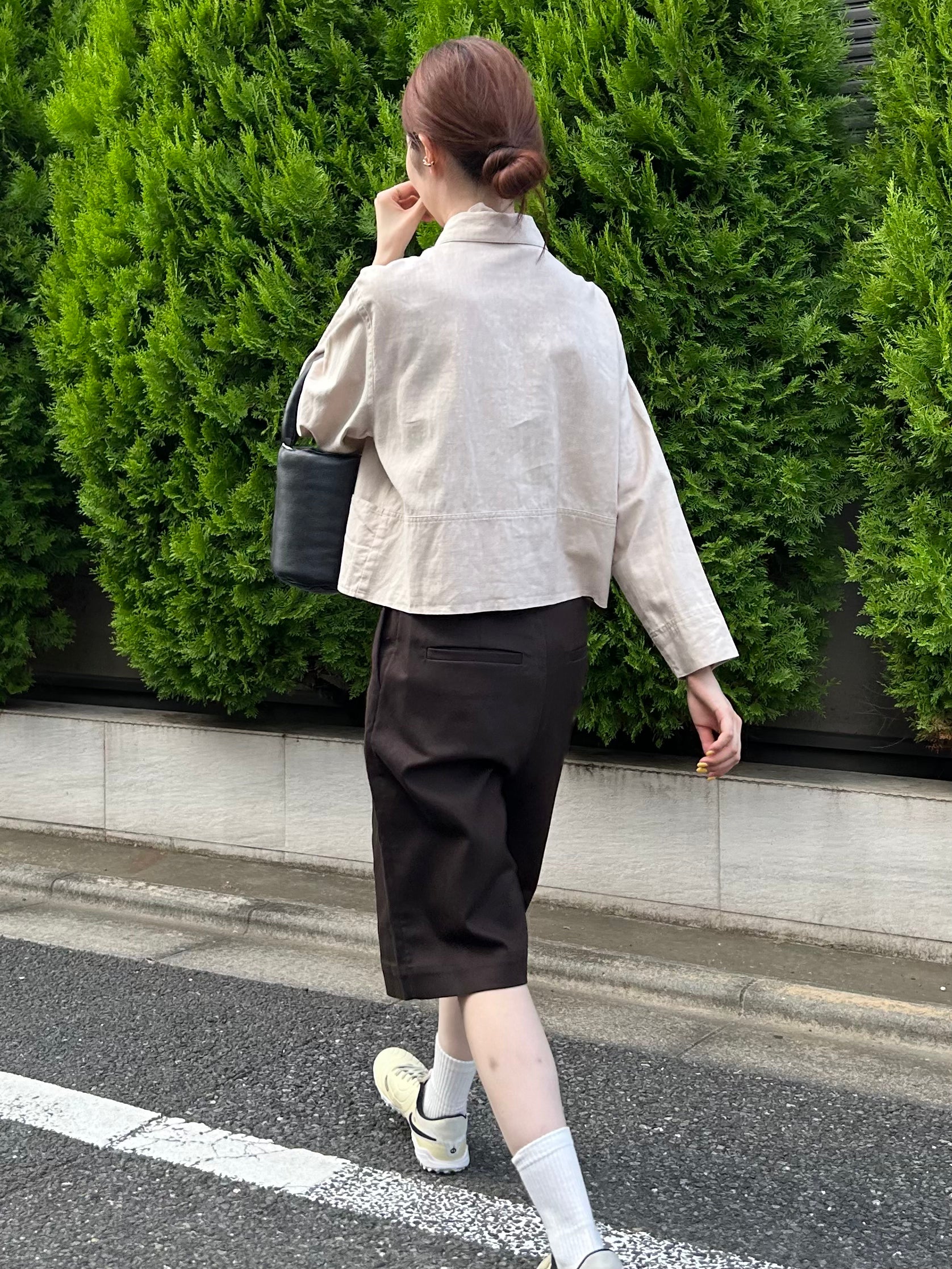 Cotton x Linen Boxy Shirt Jacket