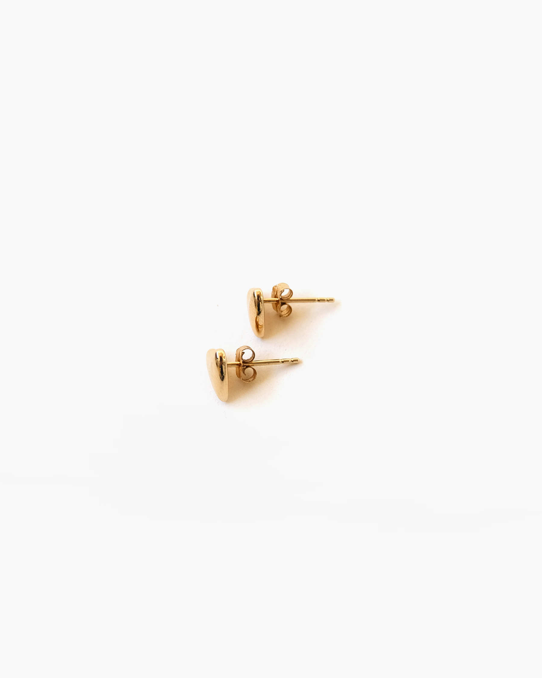 14k Gold Heart Earrings