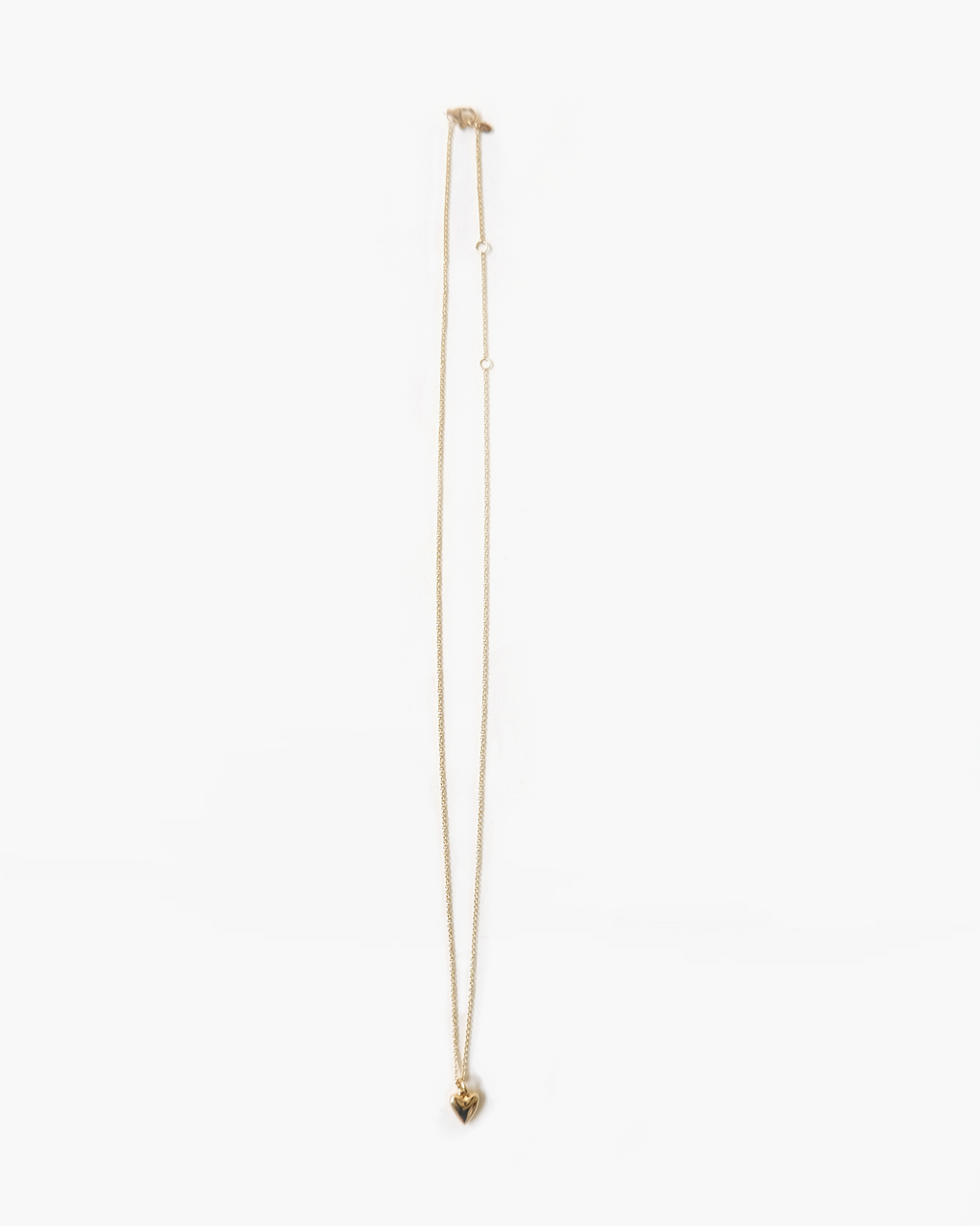 14k Gold Heart Necklace