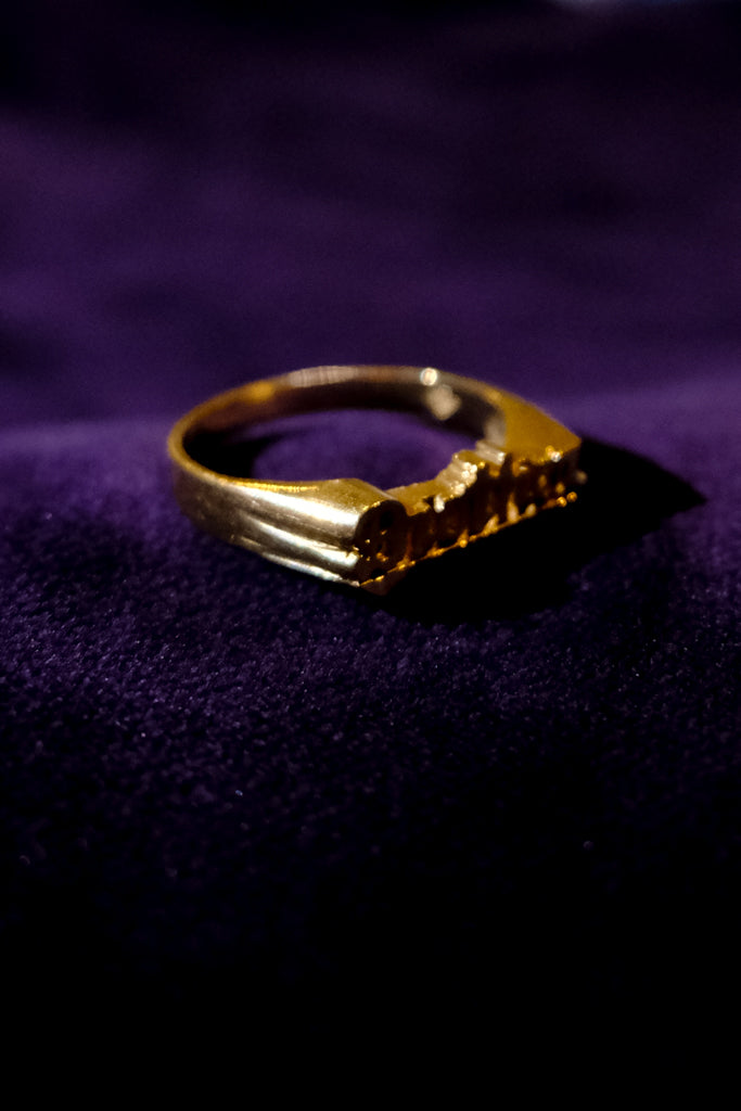 10k Gold Ring - Brother - 14号