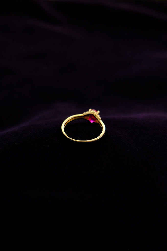 14k Gold Pinky Ring - 5号　