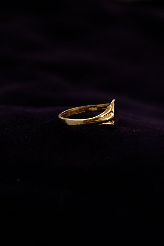 14k Gold Signet Baby Ring - 1号