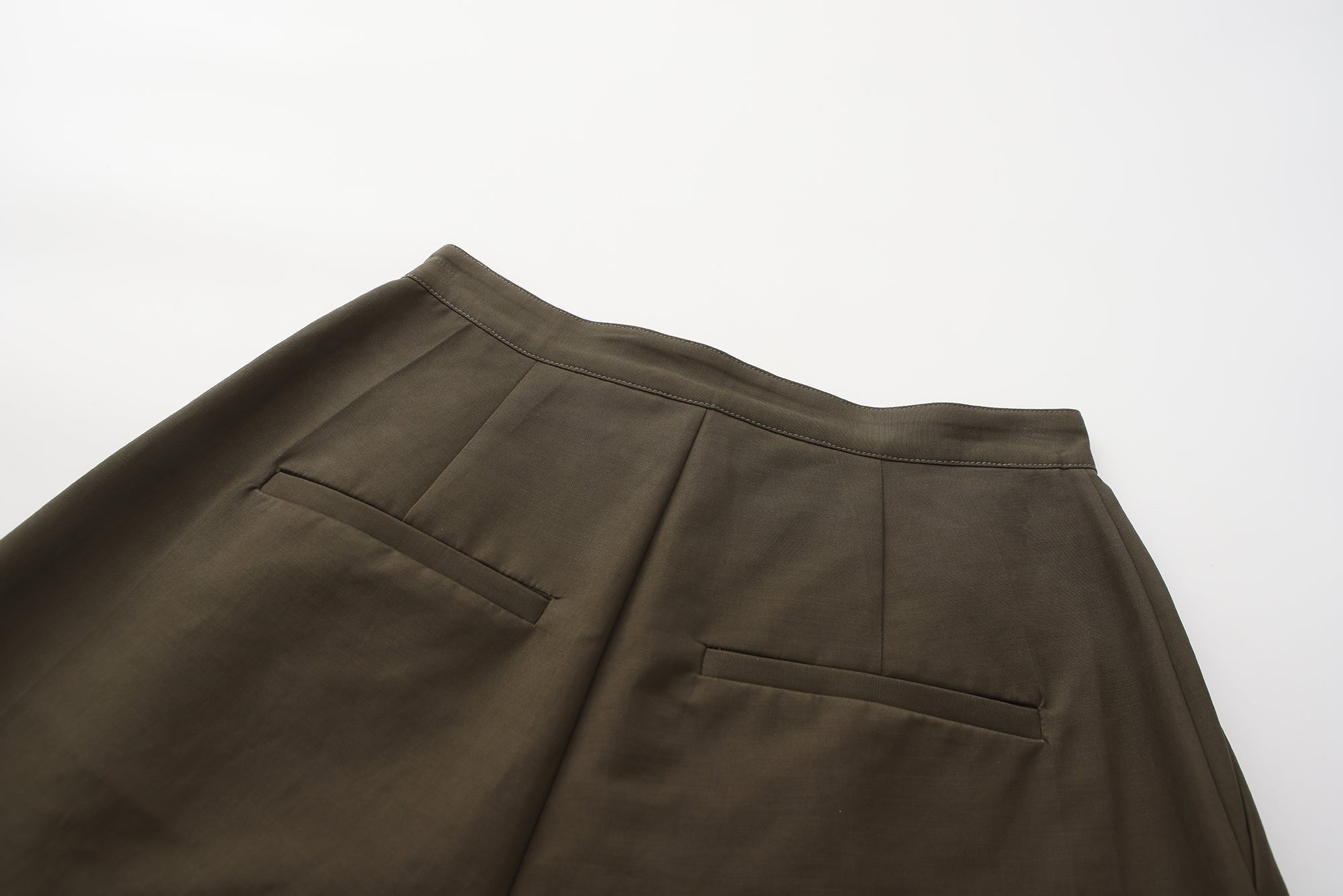 "RUOHAN" KHAKI CULION TROUSERS
