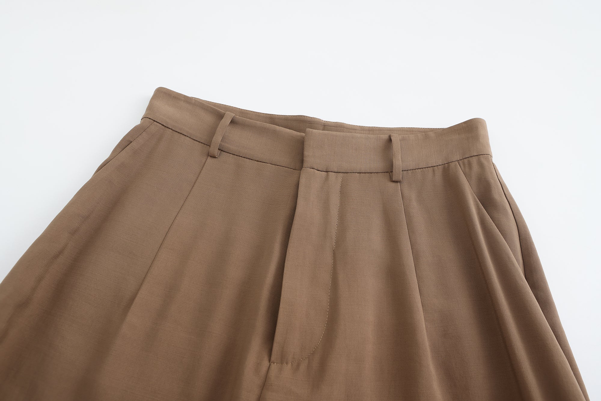 "RUOHAN" Tan Suit Pants