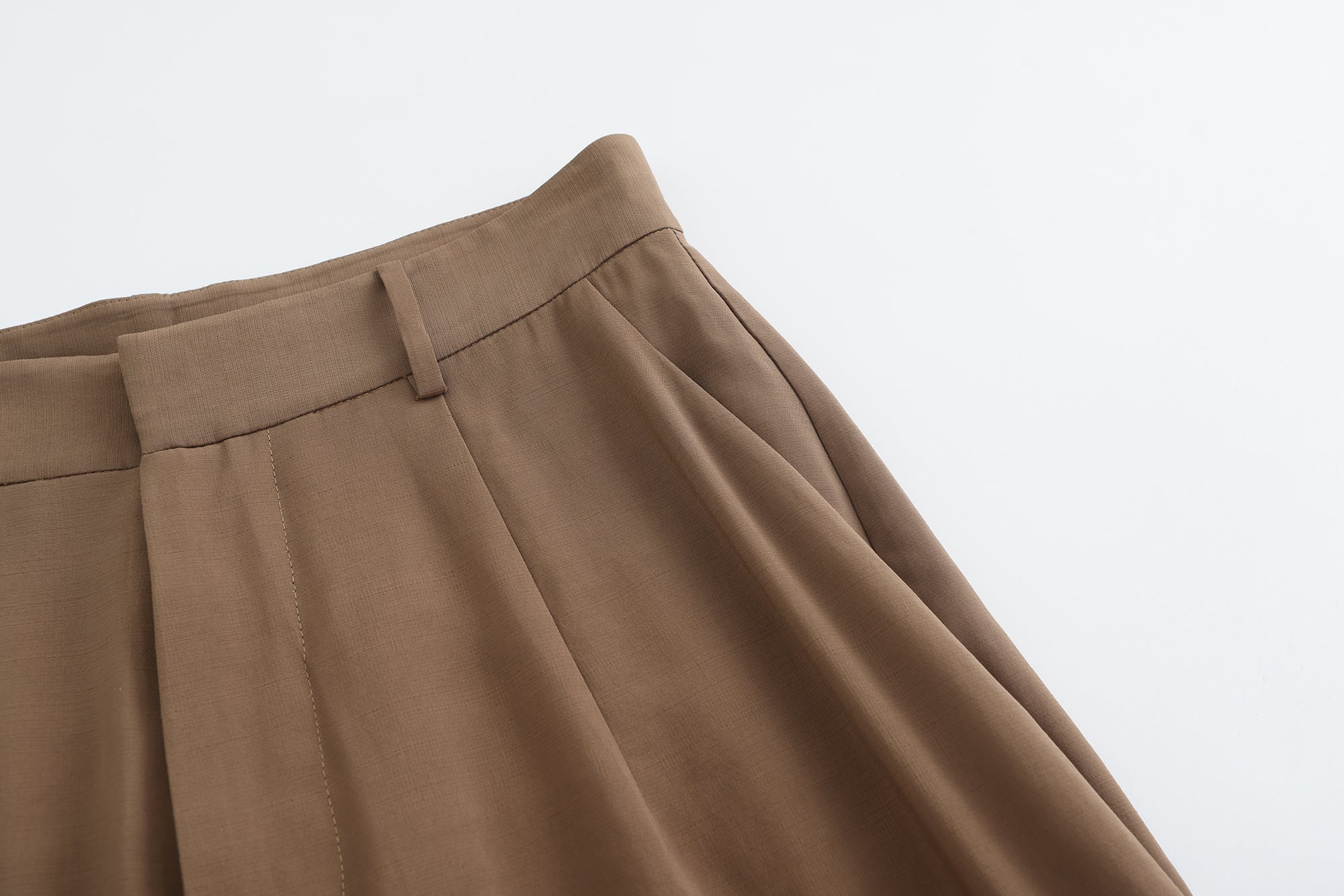 "RUOHAN" Tan Suit Pants