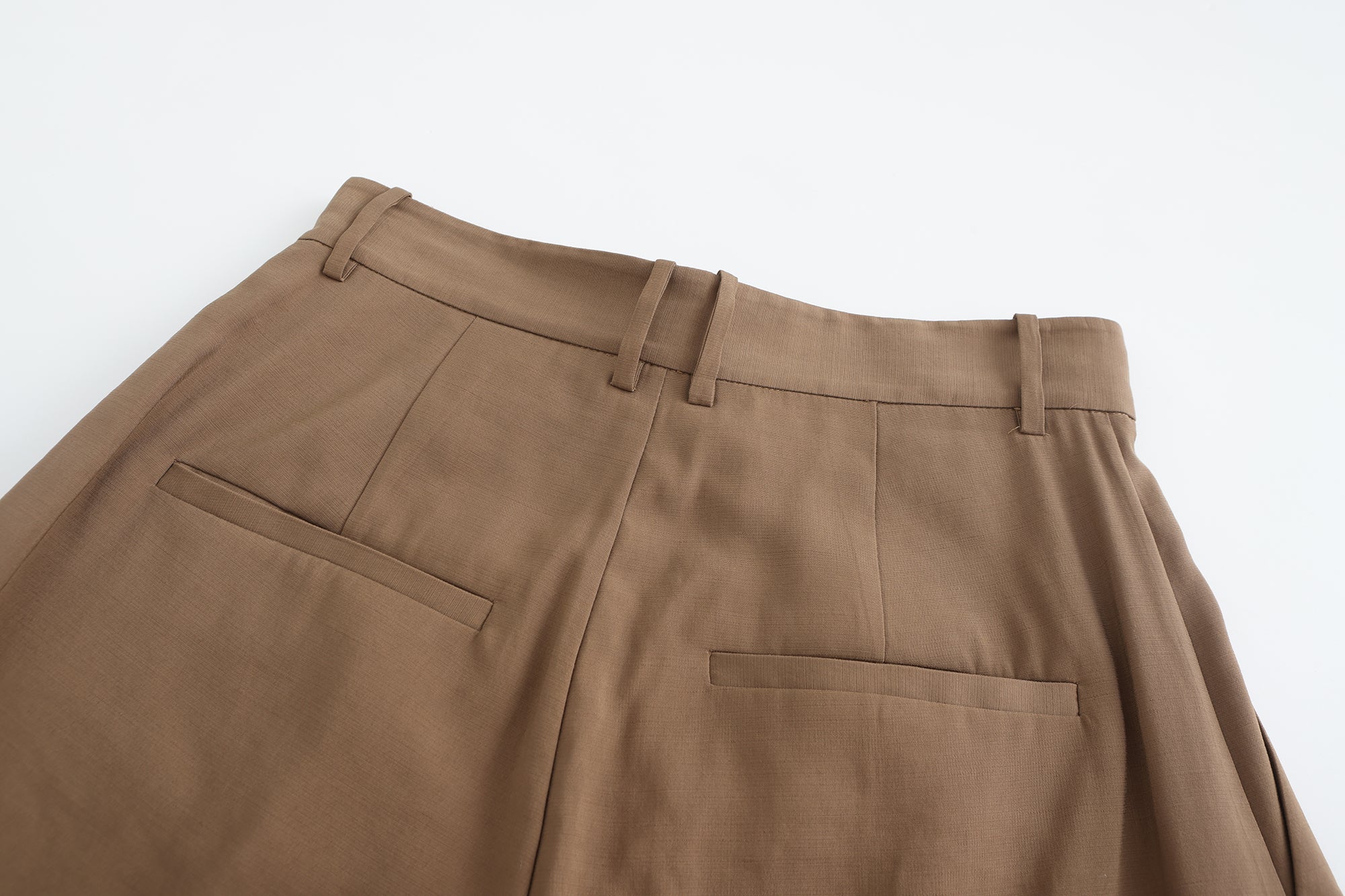 "RUOHAN" Tan Suit Pants