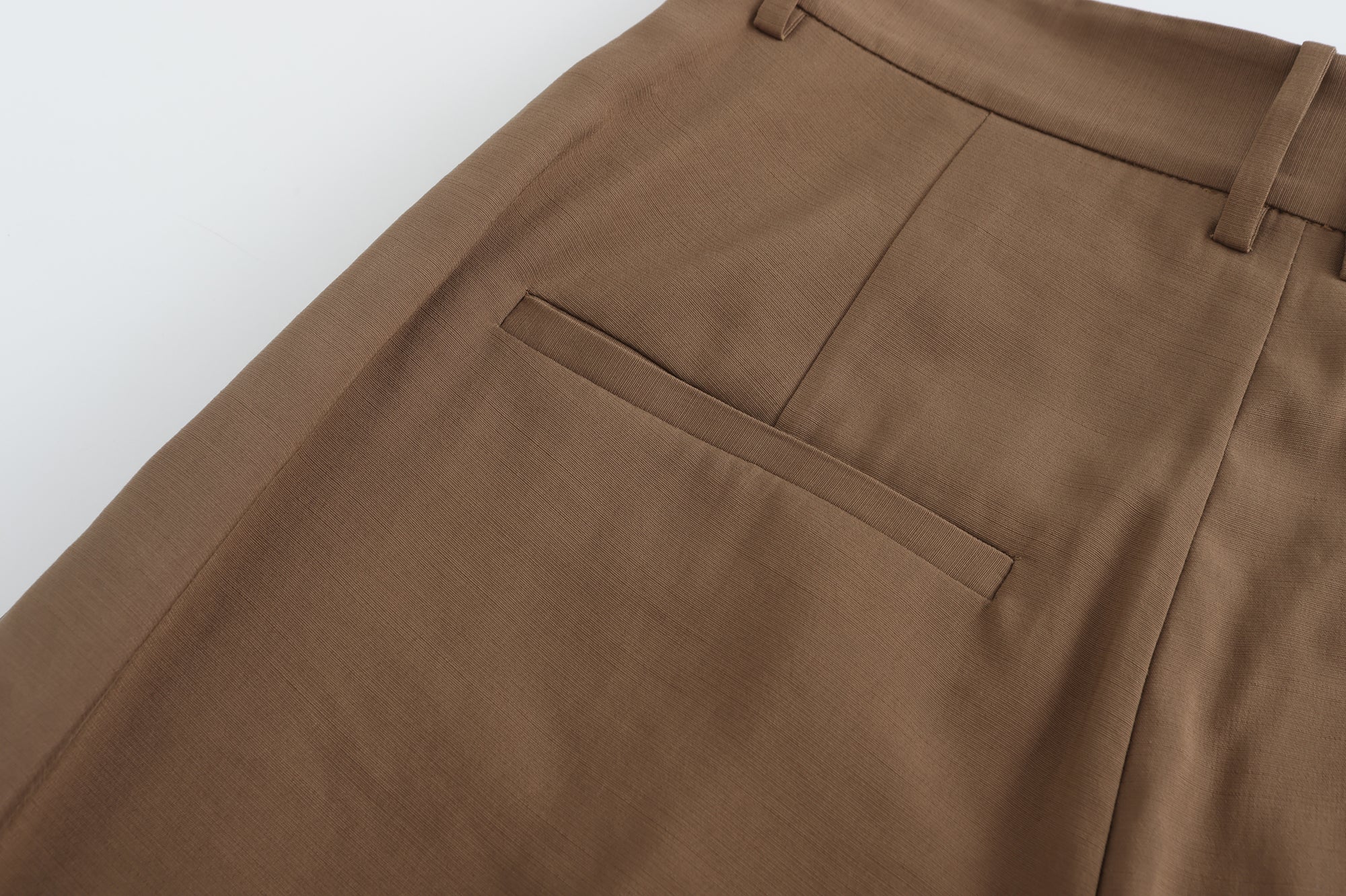 "RUOHAN" Tan Suit Pants