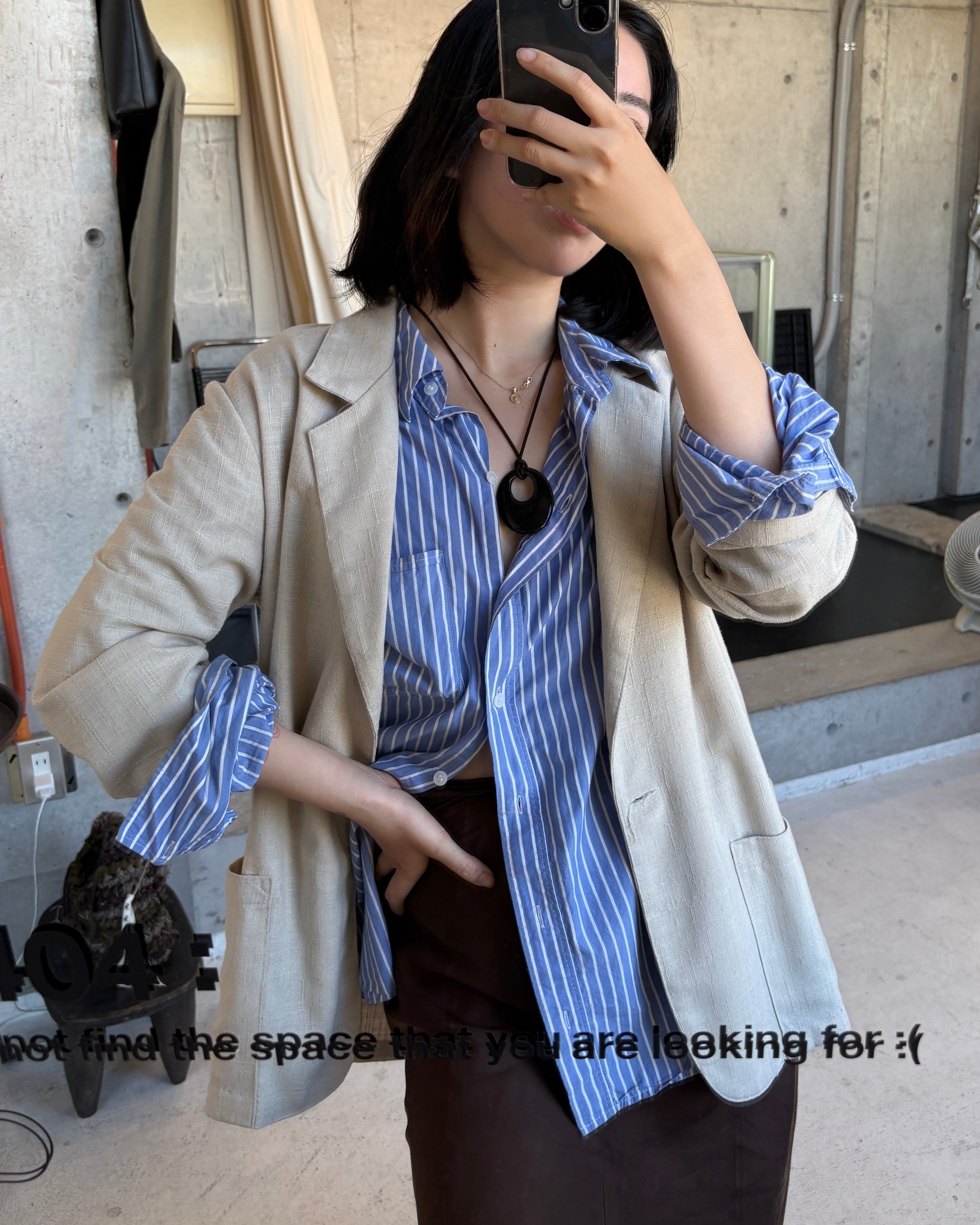 Slub Textured Cotton Jacket