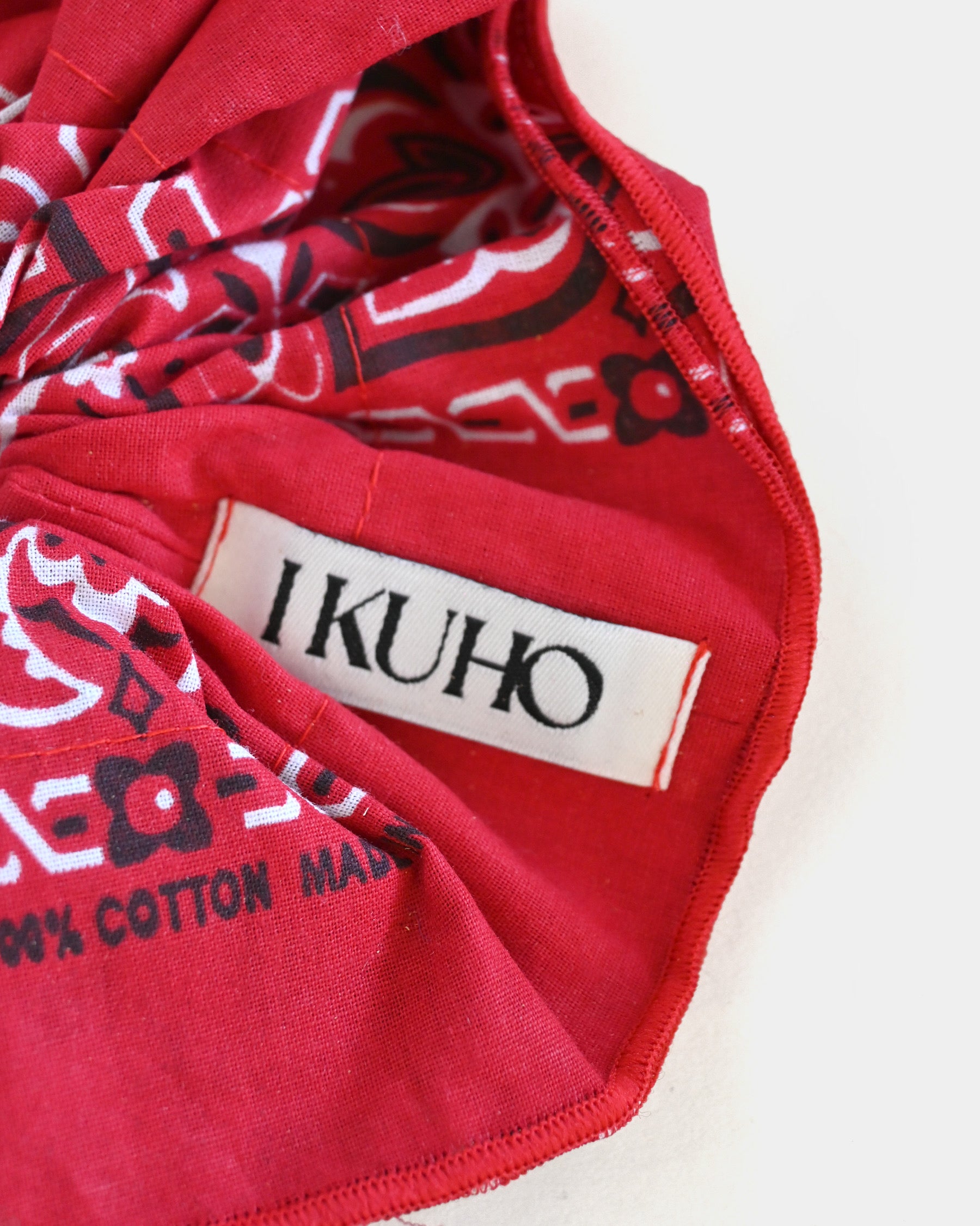 [IKUHO x 404] Hand Made Chouchou - Red