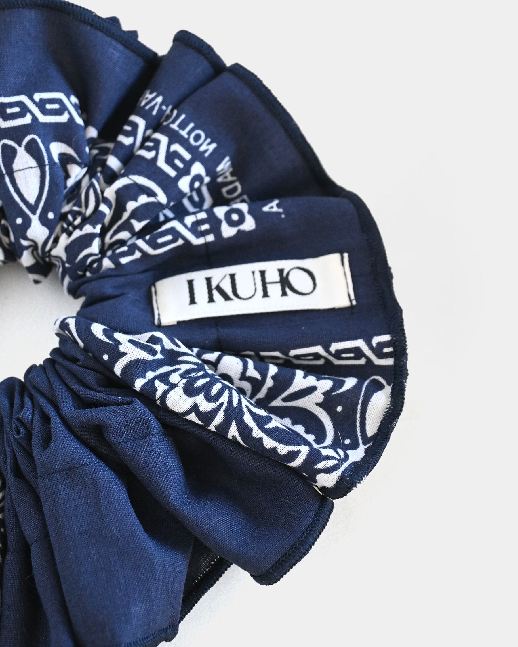 [IKUHO x 404] Hand Made Chouchou - Blue