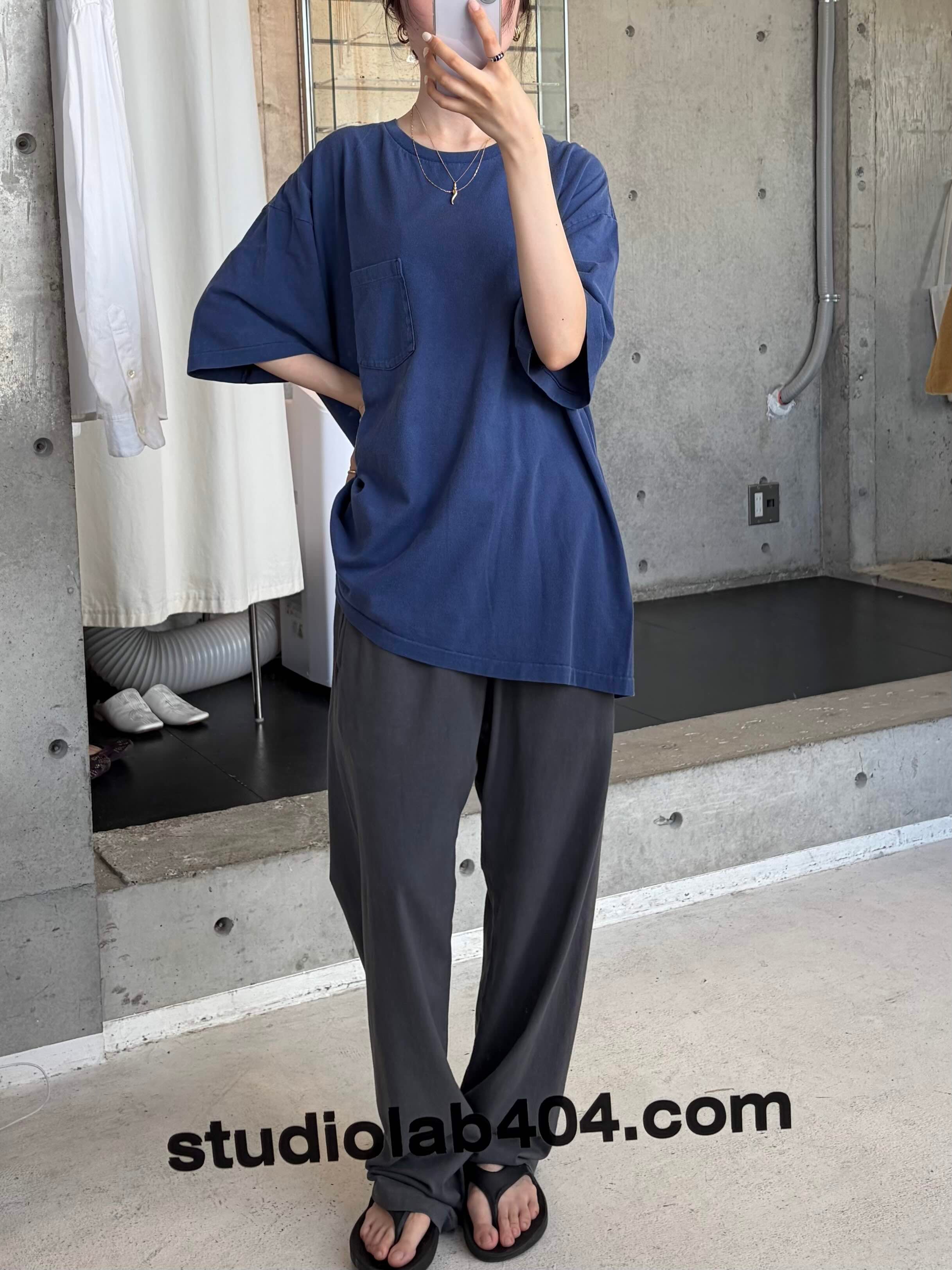 90s GAP Faded Pocket T-shirts - Blue