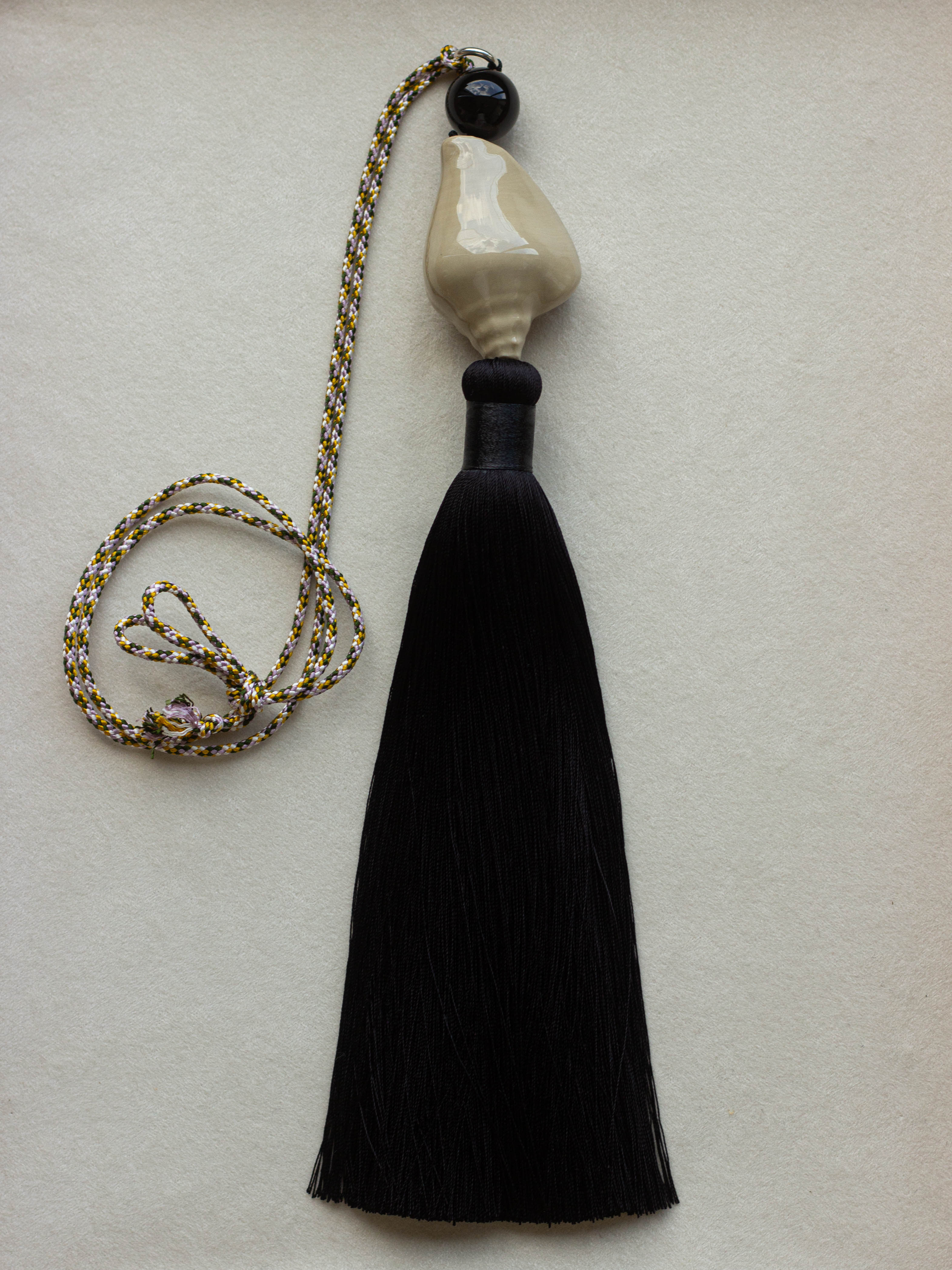 MANÀ x CARINA NICKLAS SHELL TASSEL NECKLACE .04 - BEIGE x MIX