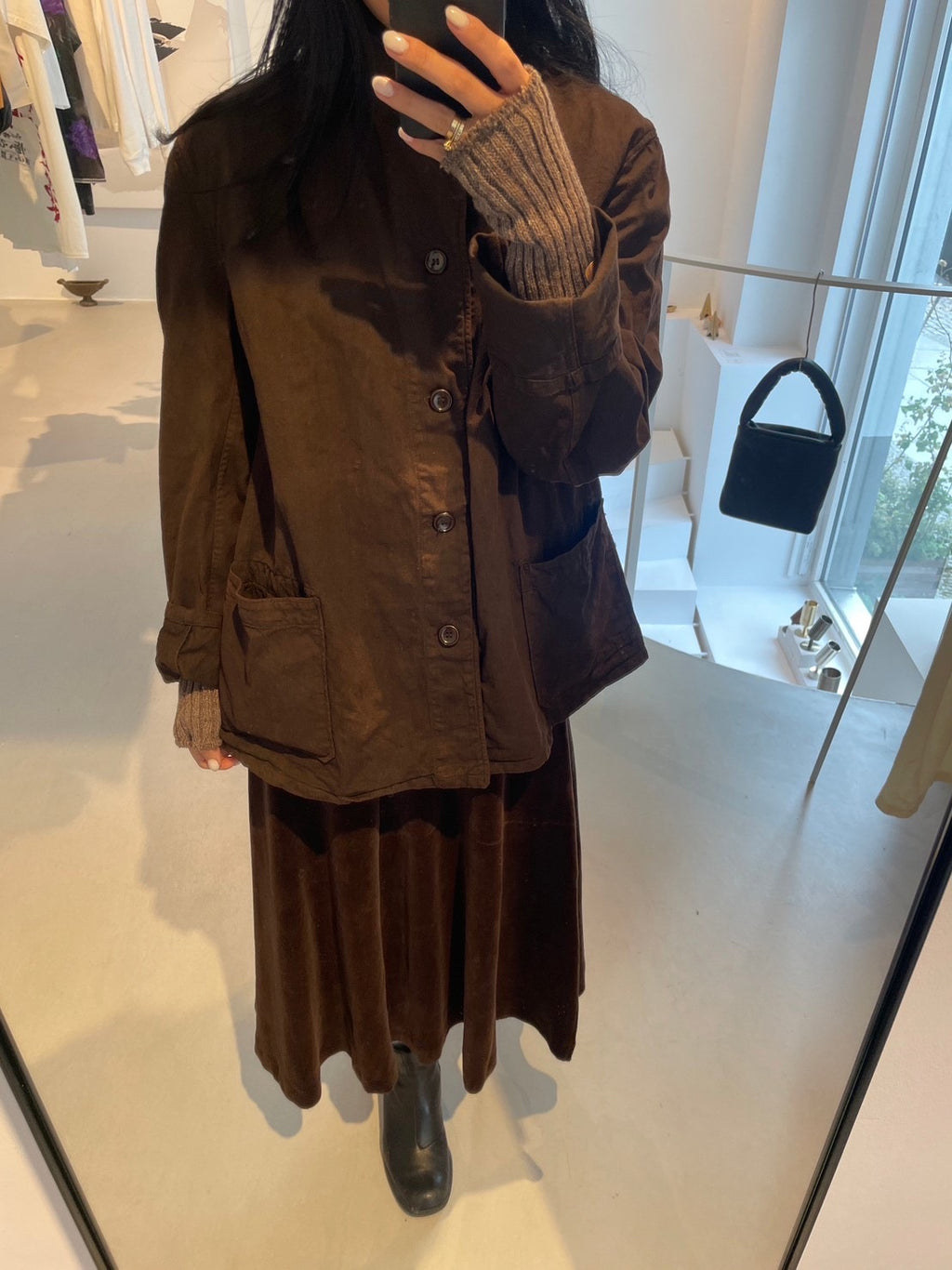 Over-dyed Chez Jacket Brown