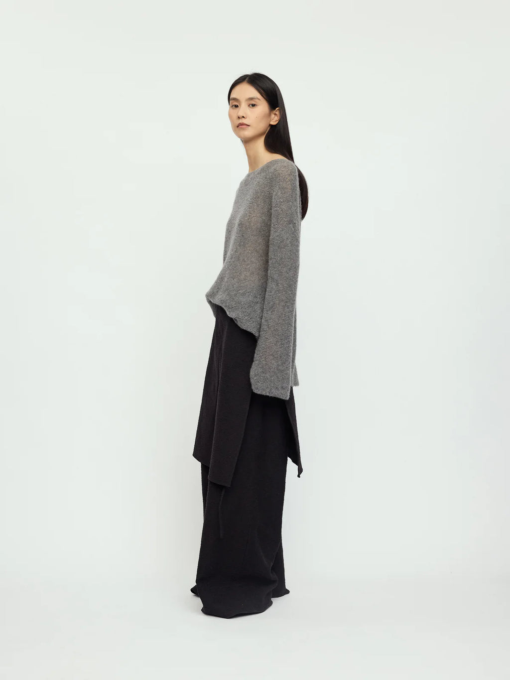CHARCOAL LENA SKIRT PANTS
