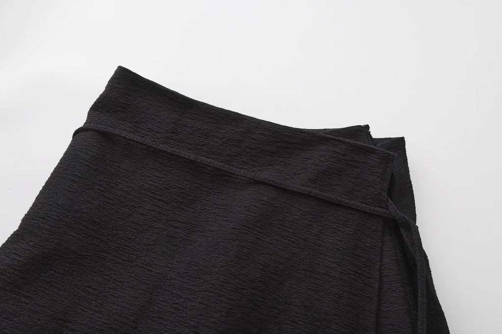 CHARCOAL LENA SKIRT PANTS