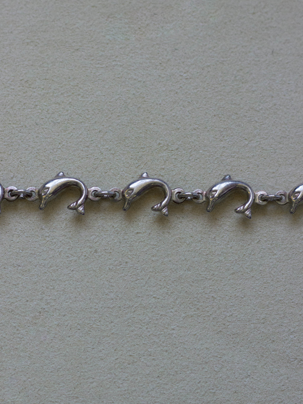 Silver Dolphin Link Bracelet (SVBL-25SS007)