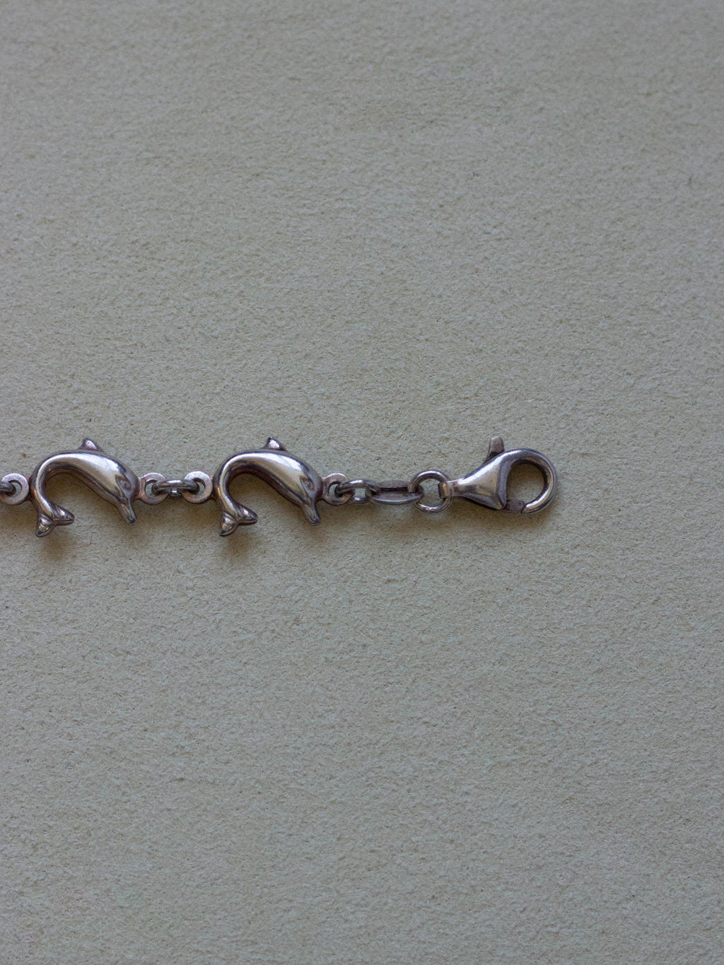 Silver Dolphin Link Bracelet (SVBL-25SS007)