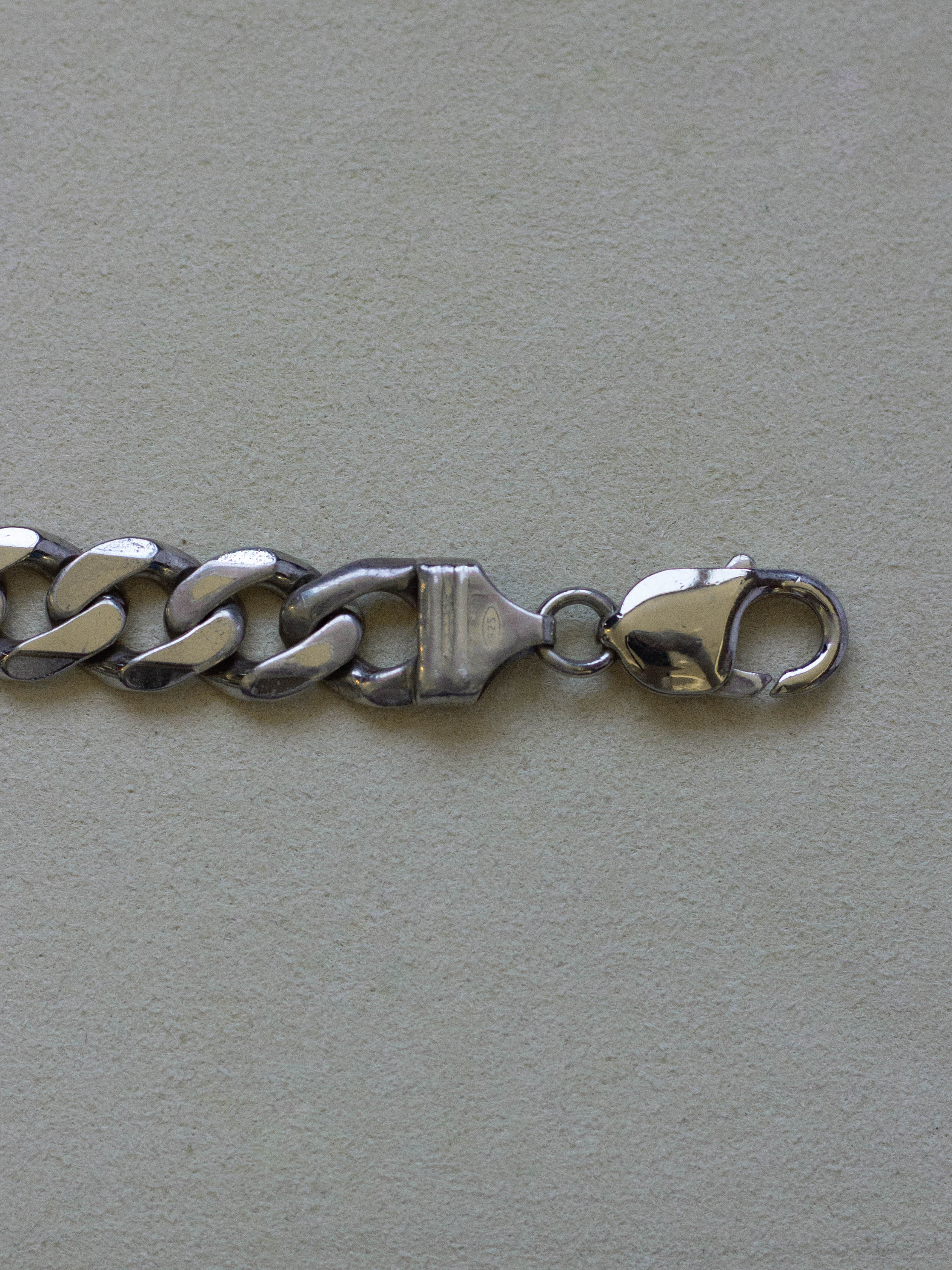 Silver Cuban Link Bracelet (SVBL-25SS018)