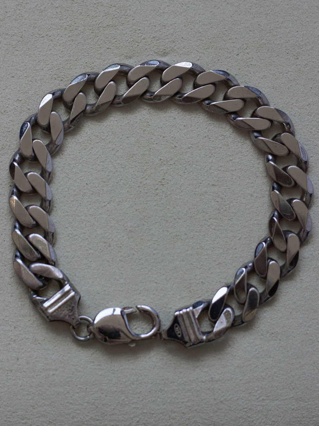 Silver Cuban Link Bracelet (SVBL-25SS018)