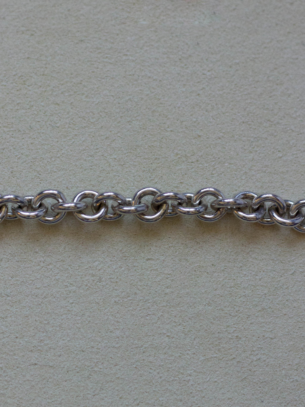 Sterling Silver Rolo Link Bracelet (SVBL-25SS012)