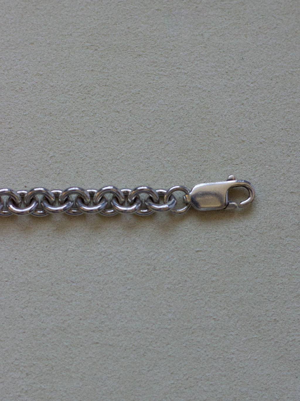 Sterling Silver Rolo Link Bracelet (SVBL-25SS012)