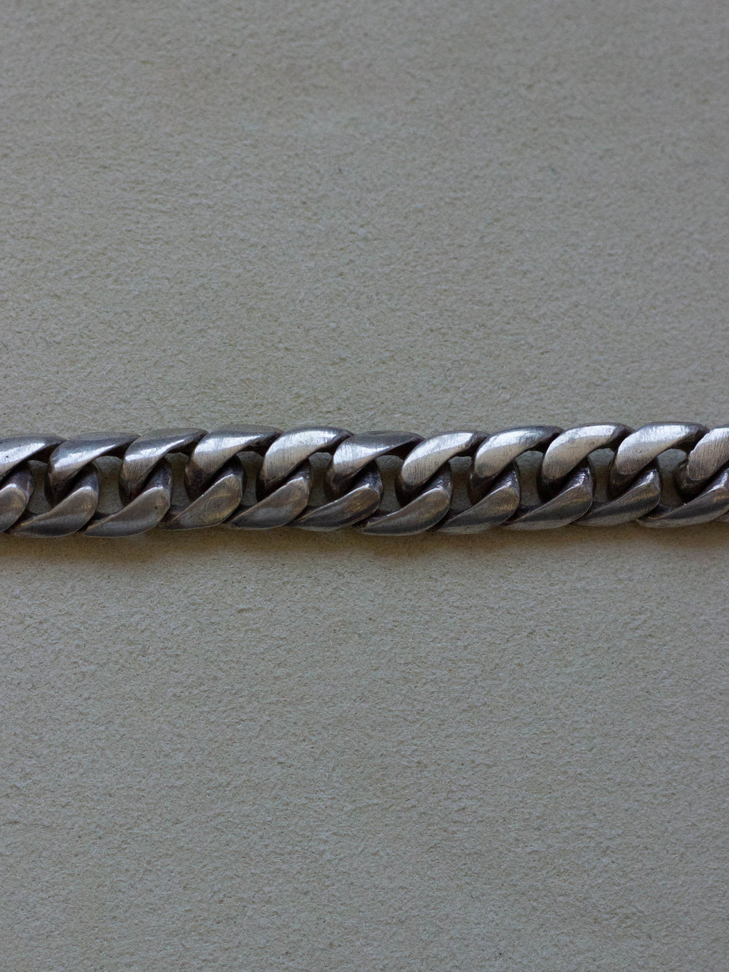 Sterling Silver Flat Cuban Link Bracelet (SVBL08)