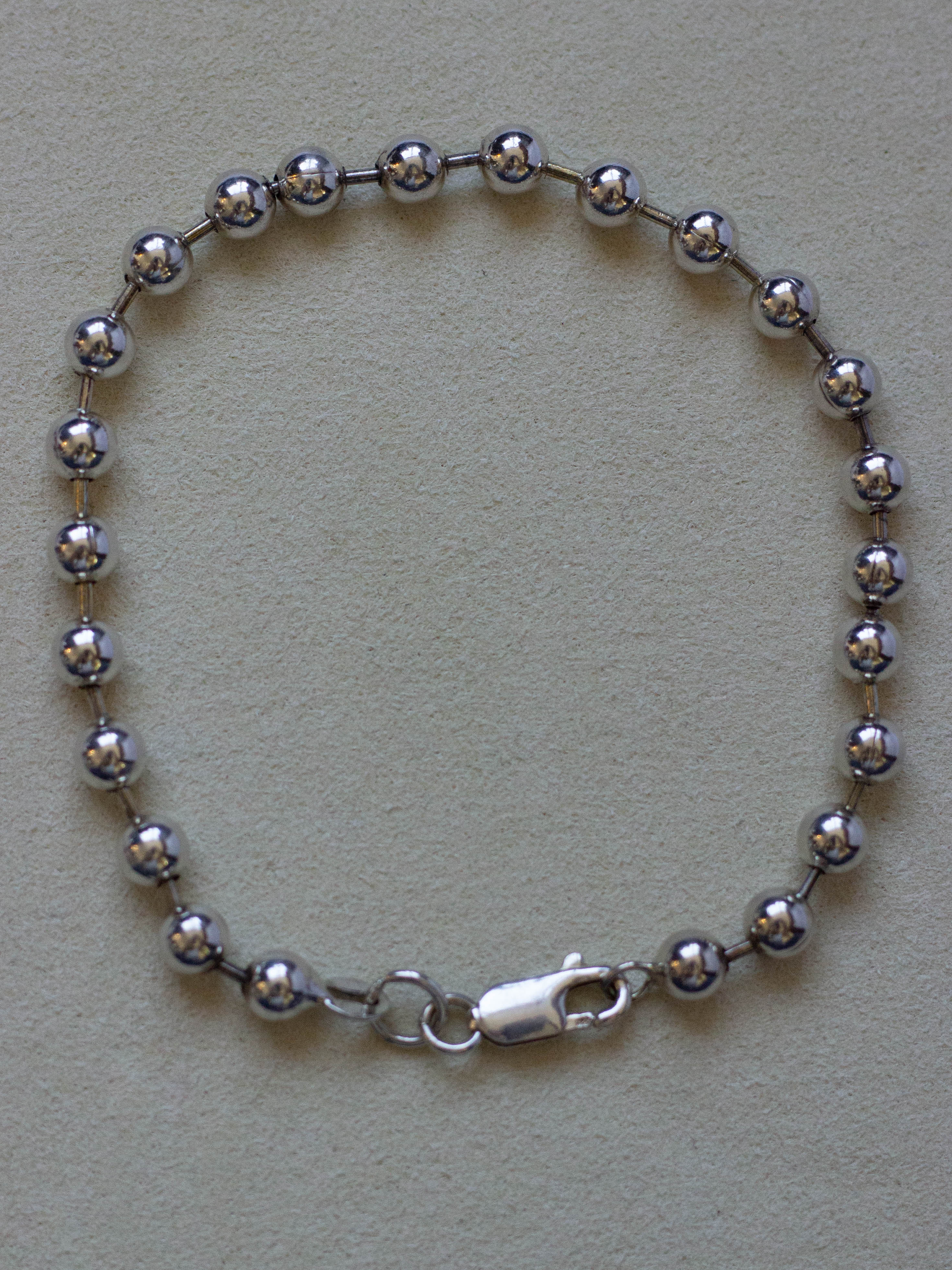 Ball Chain Silver Bracelet (SVBL-2512)