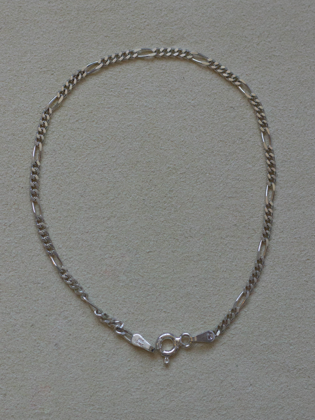 Flat Chain Silver Bracelet (SVBL-2504)