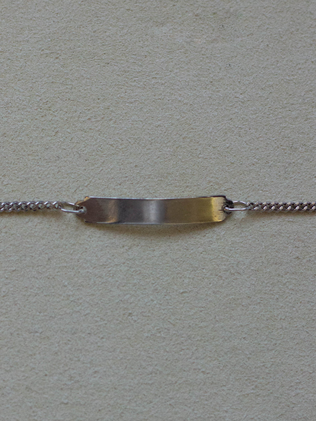 Delicate Chain ID Silver Bracelet (SVBL-2511)