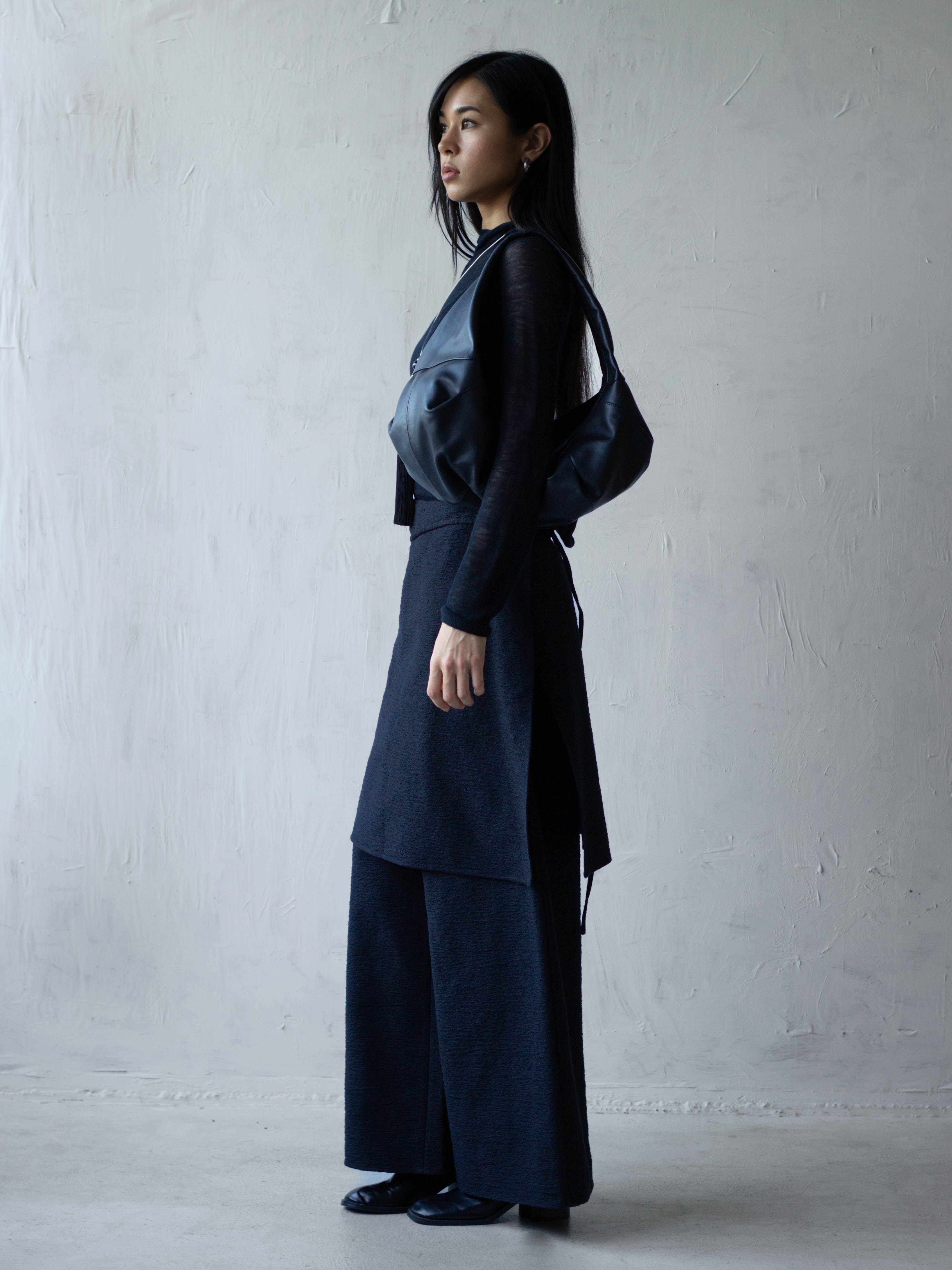 「d」RUOHAN パンツ studiolab404 RUOHAN 25FW | CHARCOAL LENA SKIRT PANTS – studiolab404.com