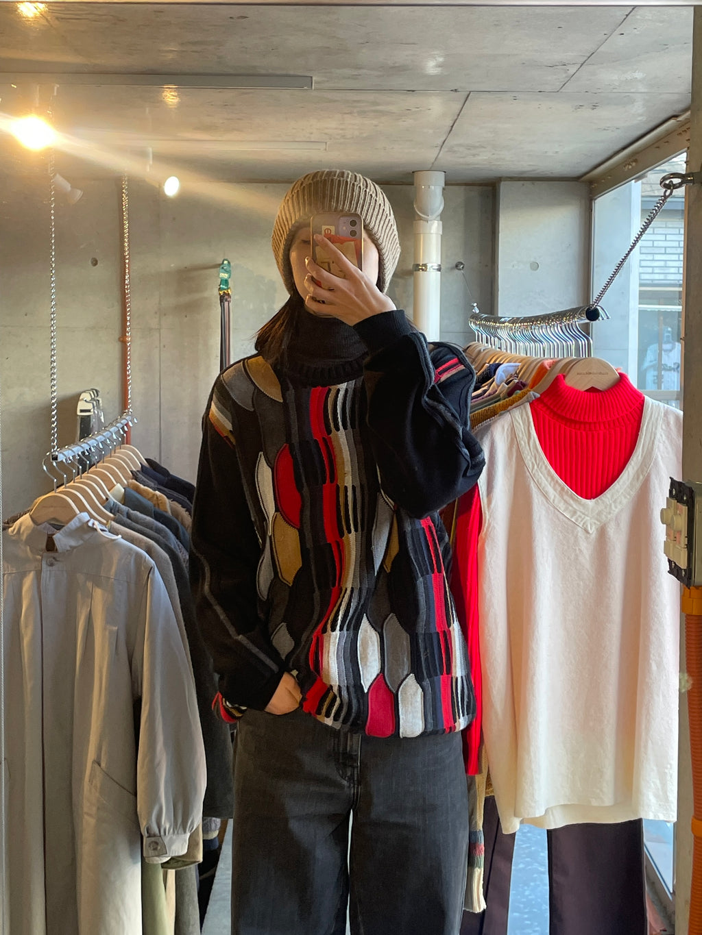 90s Patterned Sweater