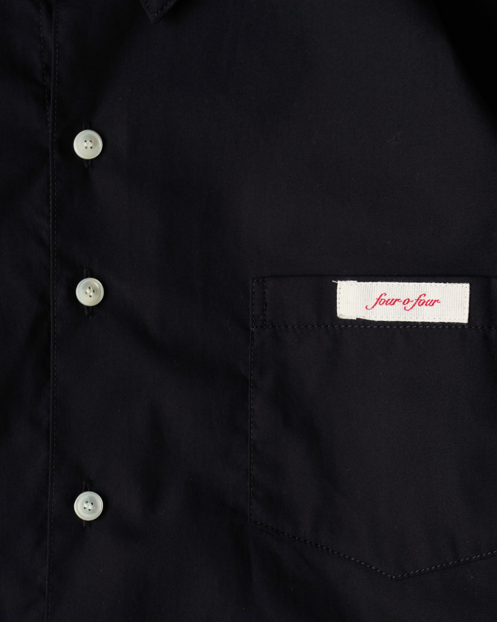 404 Puckering Shirt - Black