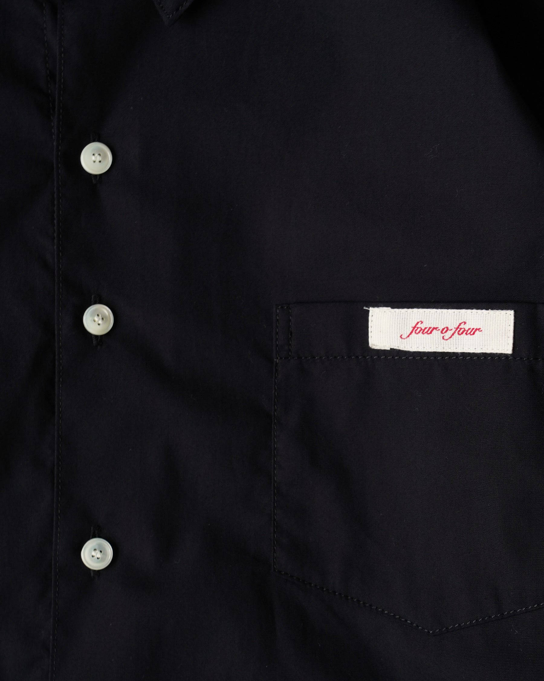 404 Puckering Shirt - Black