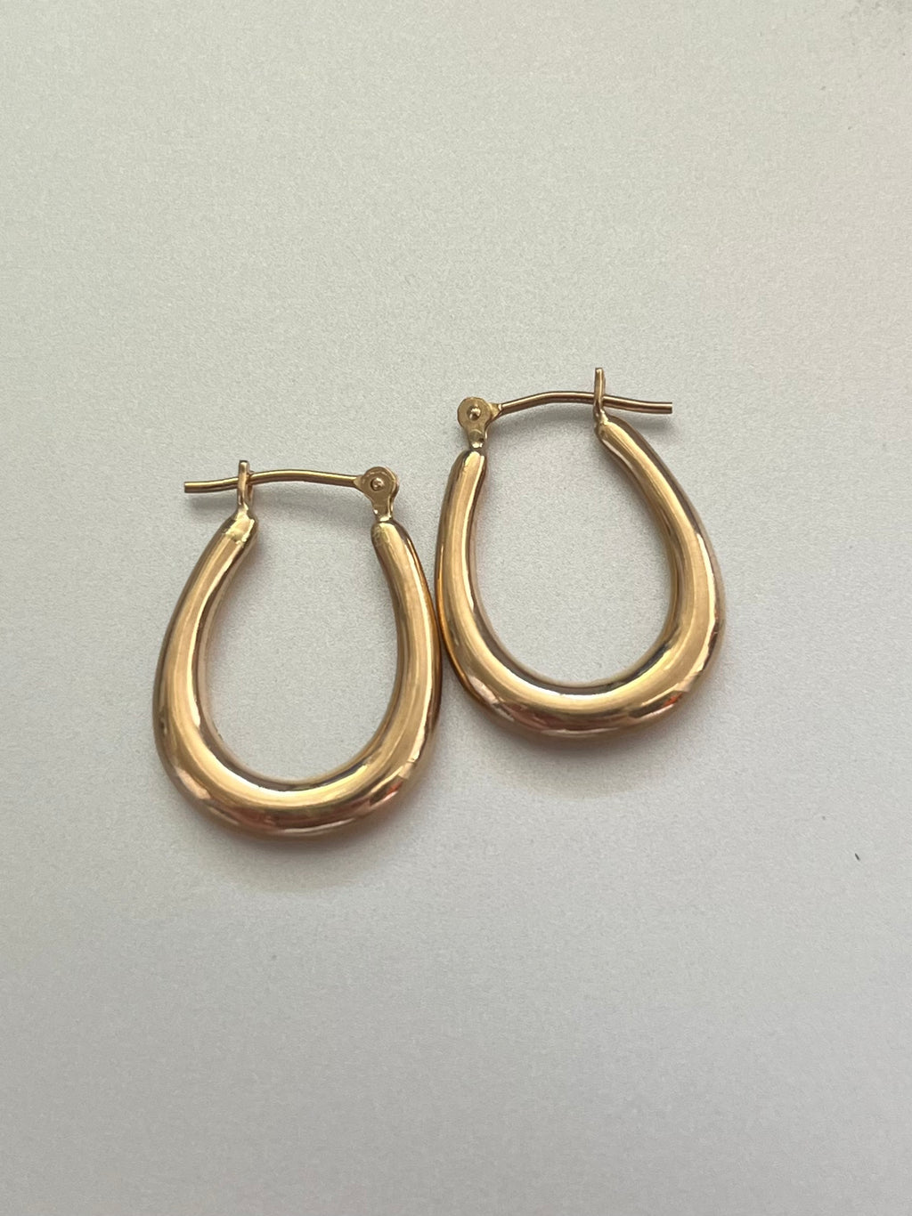 14K Gold Hoops