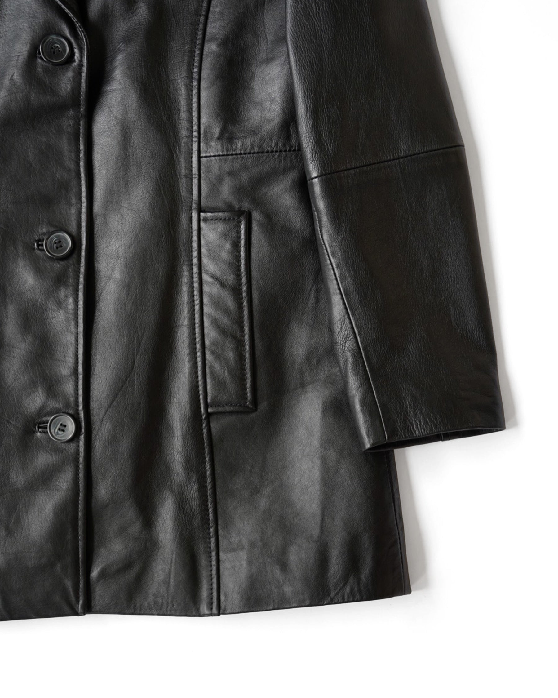 80~90's Leather Tailored Jacket