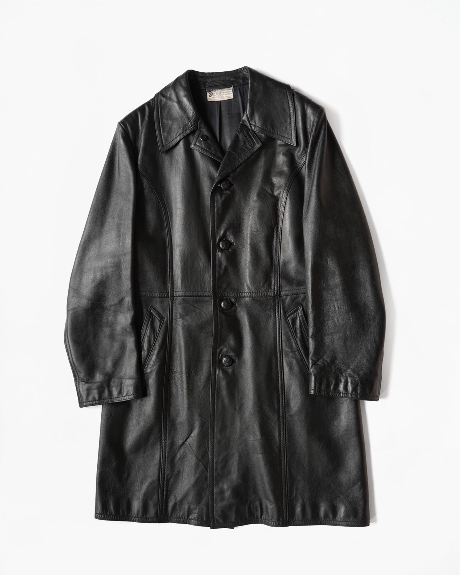 80~90's Leather Tailored Jacket