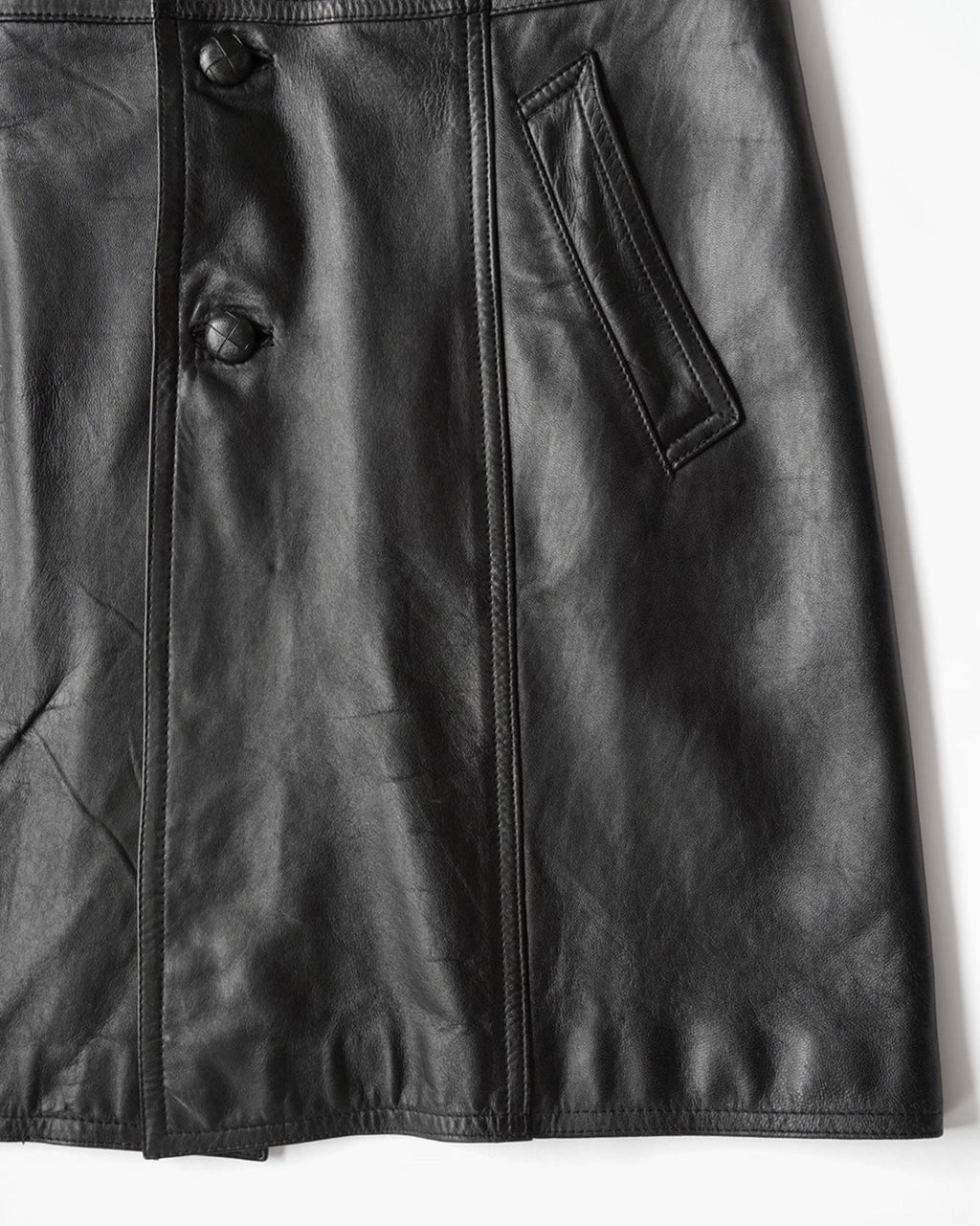 80~90's Leather Tailored Jacket