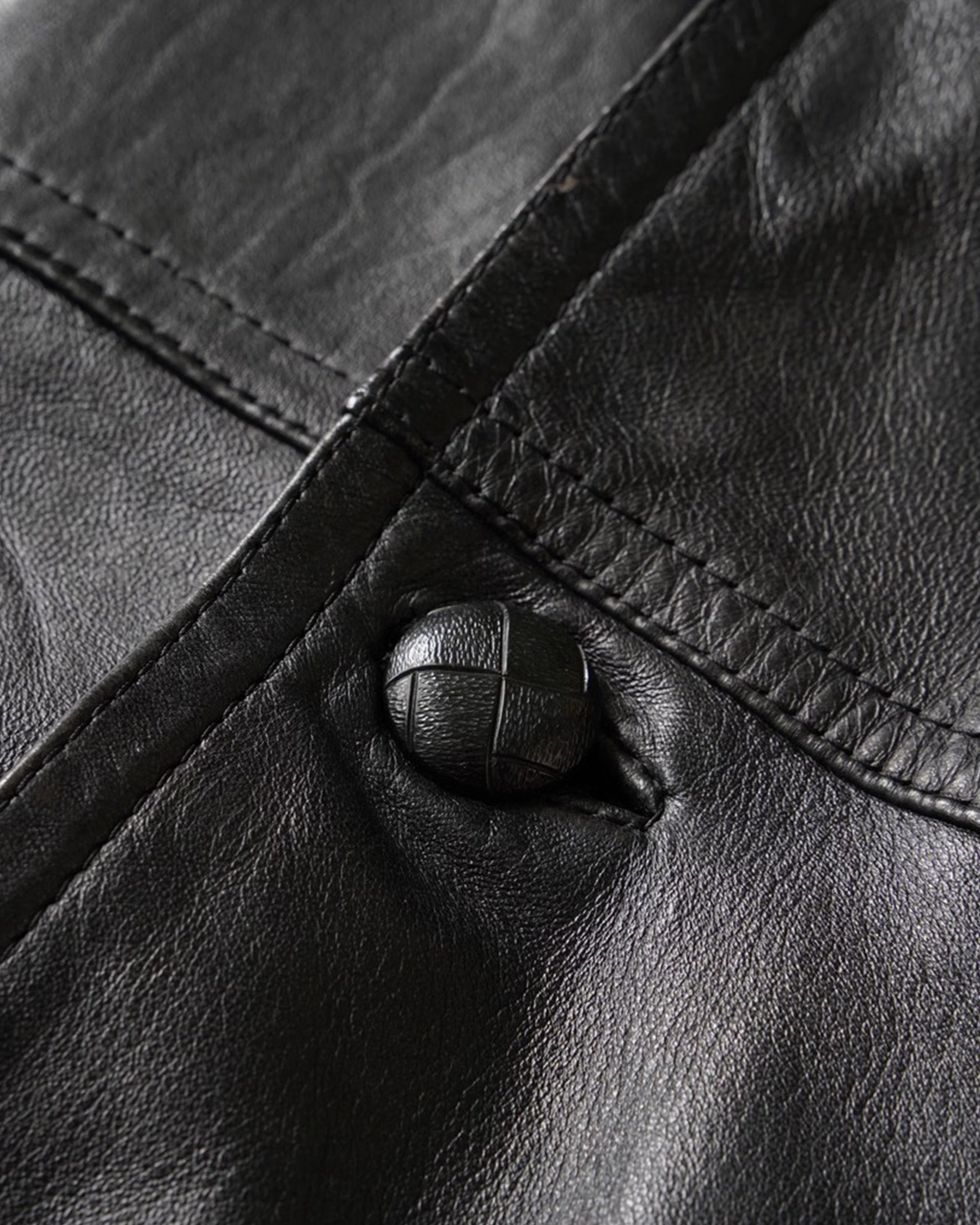 80~90's Leather Tailored Jacket