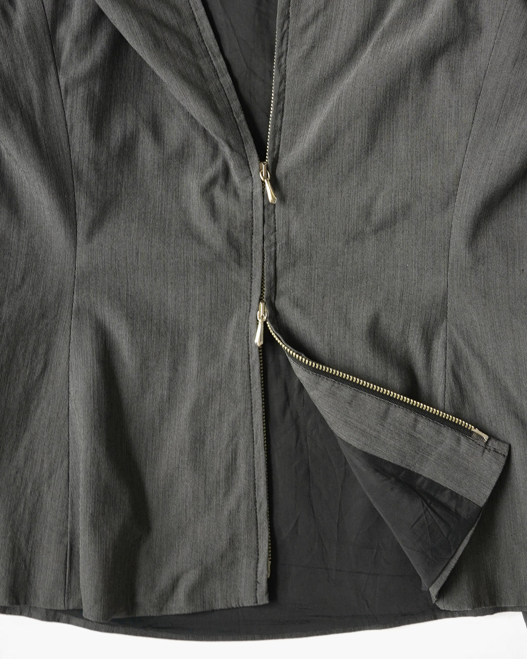 Off-Shoulder Zip Top