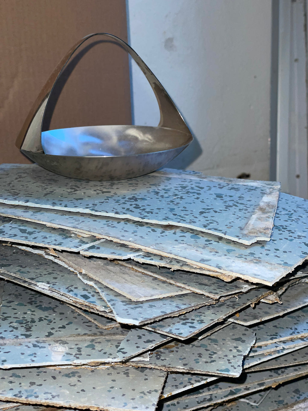 "gridz" 50s WMF Ikora Silver Coated Tray