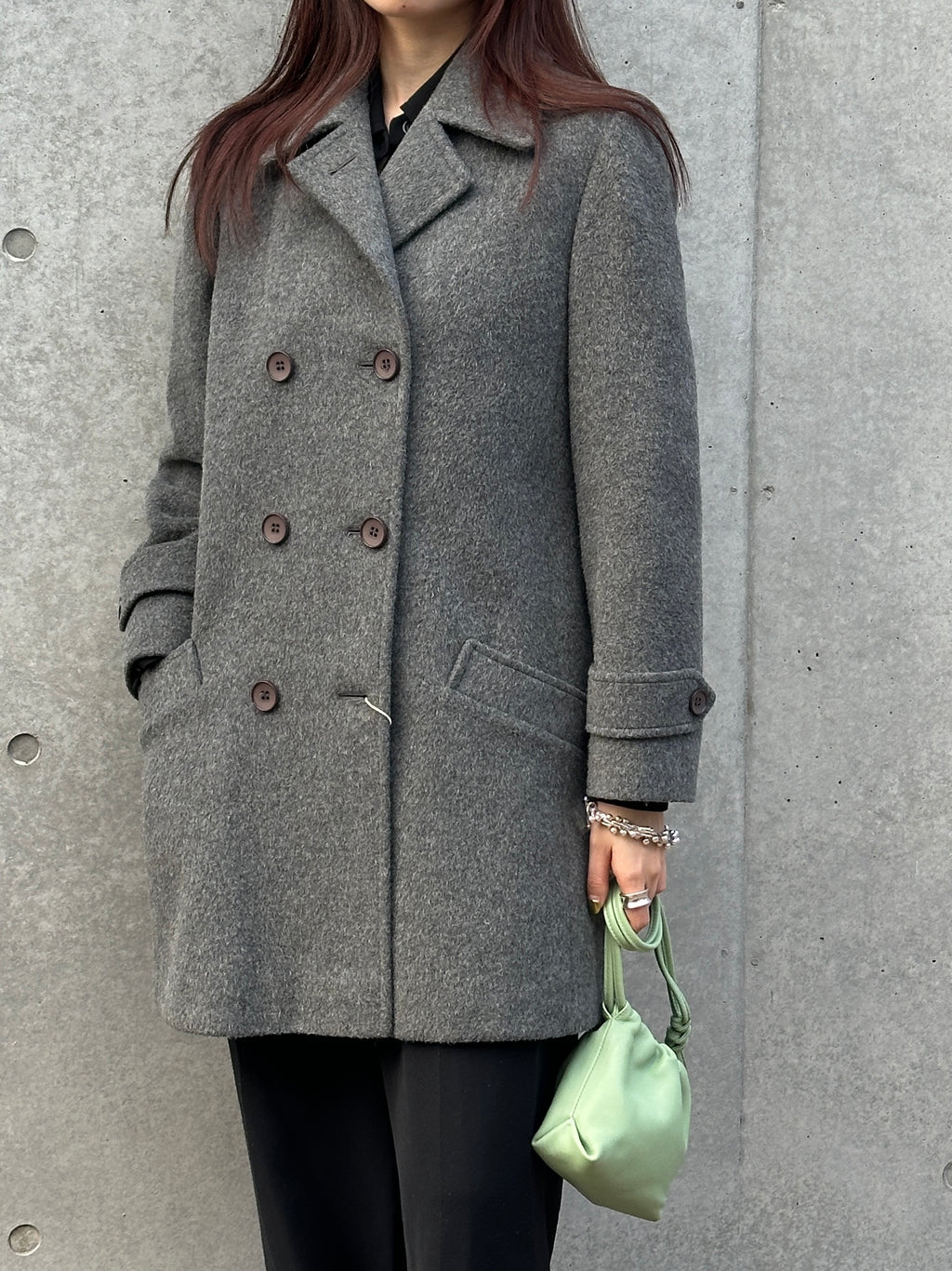 Gray Wool Coat