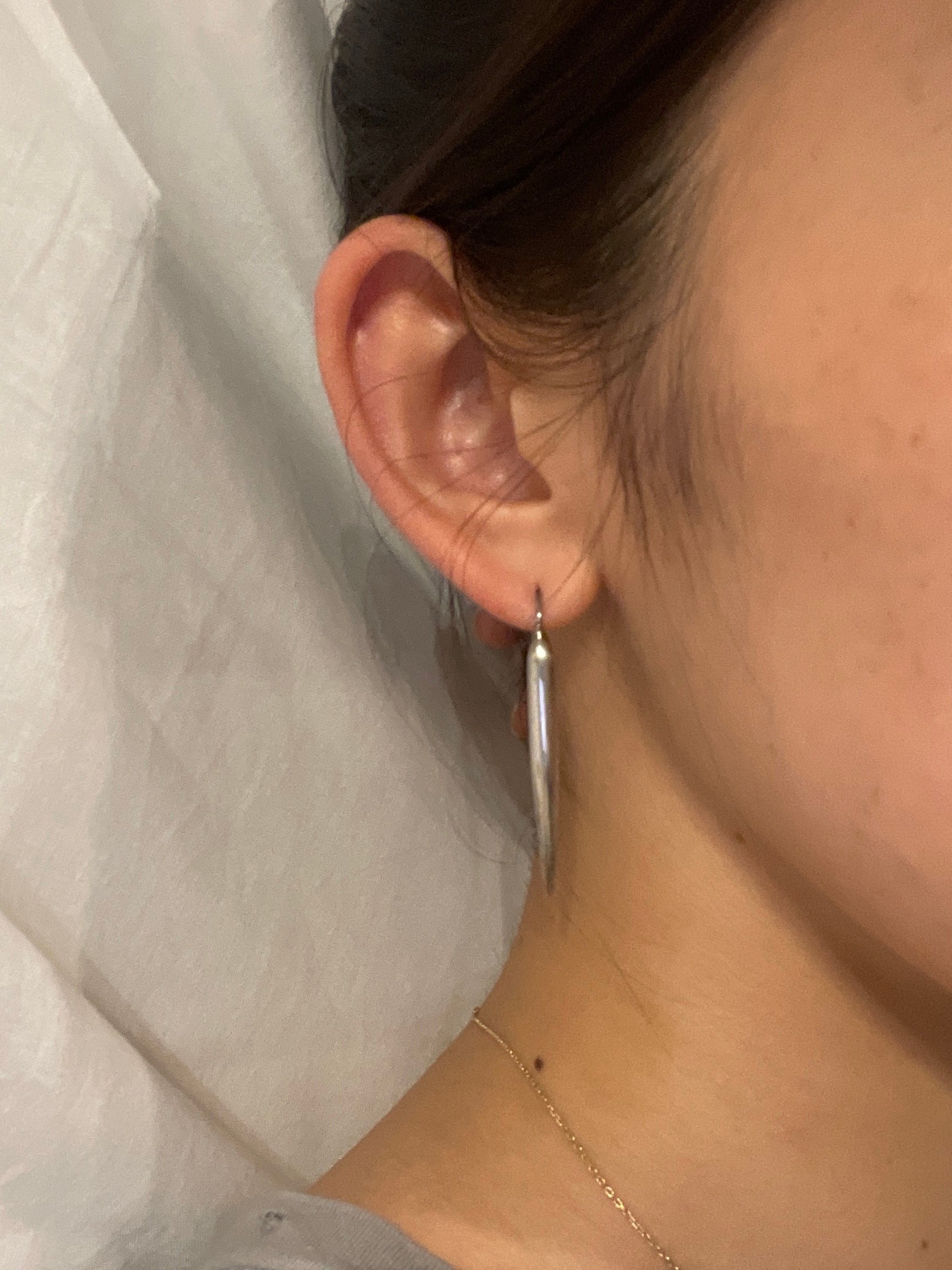 Silver Pepper Earrings